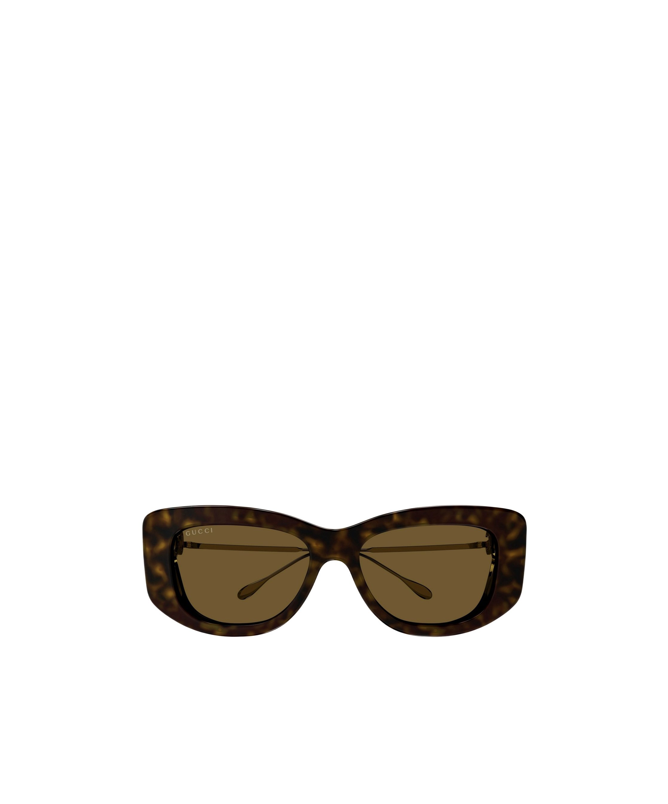 Gucci Rectangle-frame Sunglasses In Multicolor