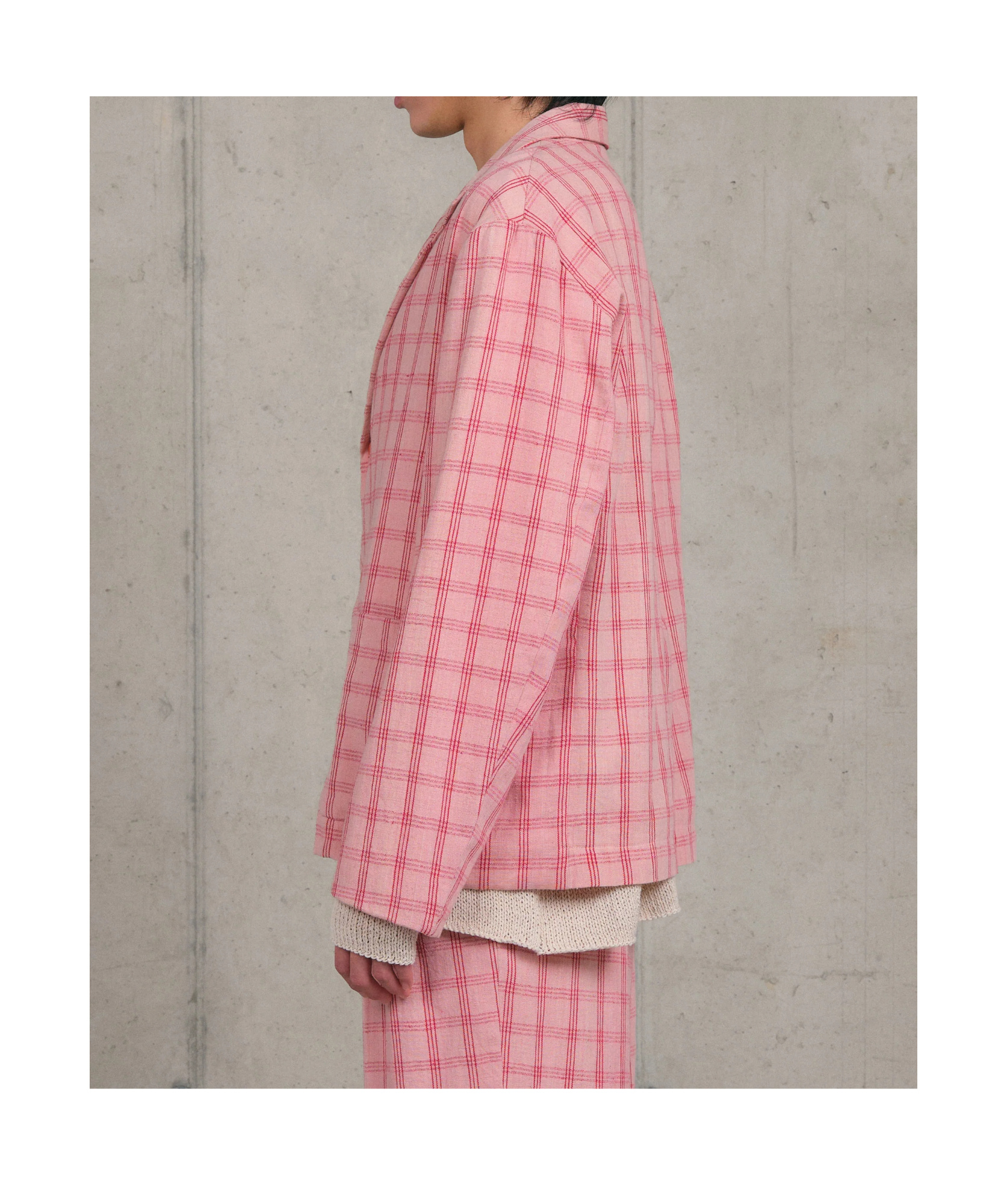 Story Mfg. Lattice Western Cloak In Pink