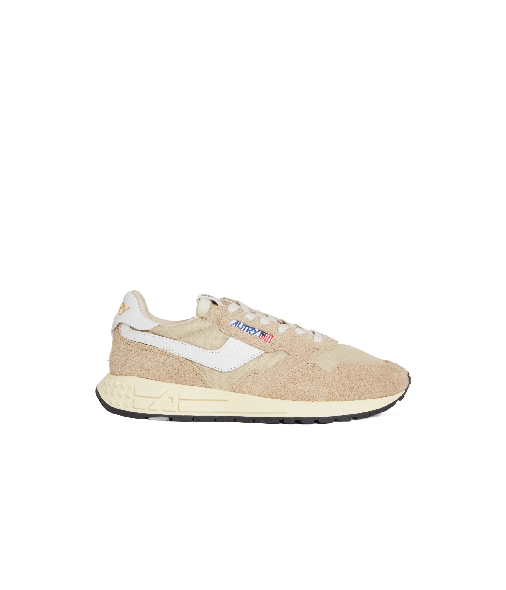 Autry Laced Sneakers In Nude