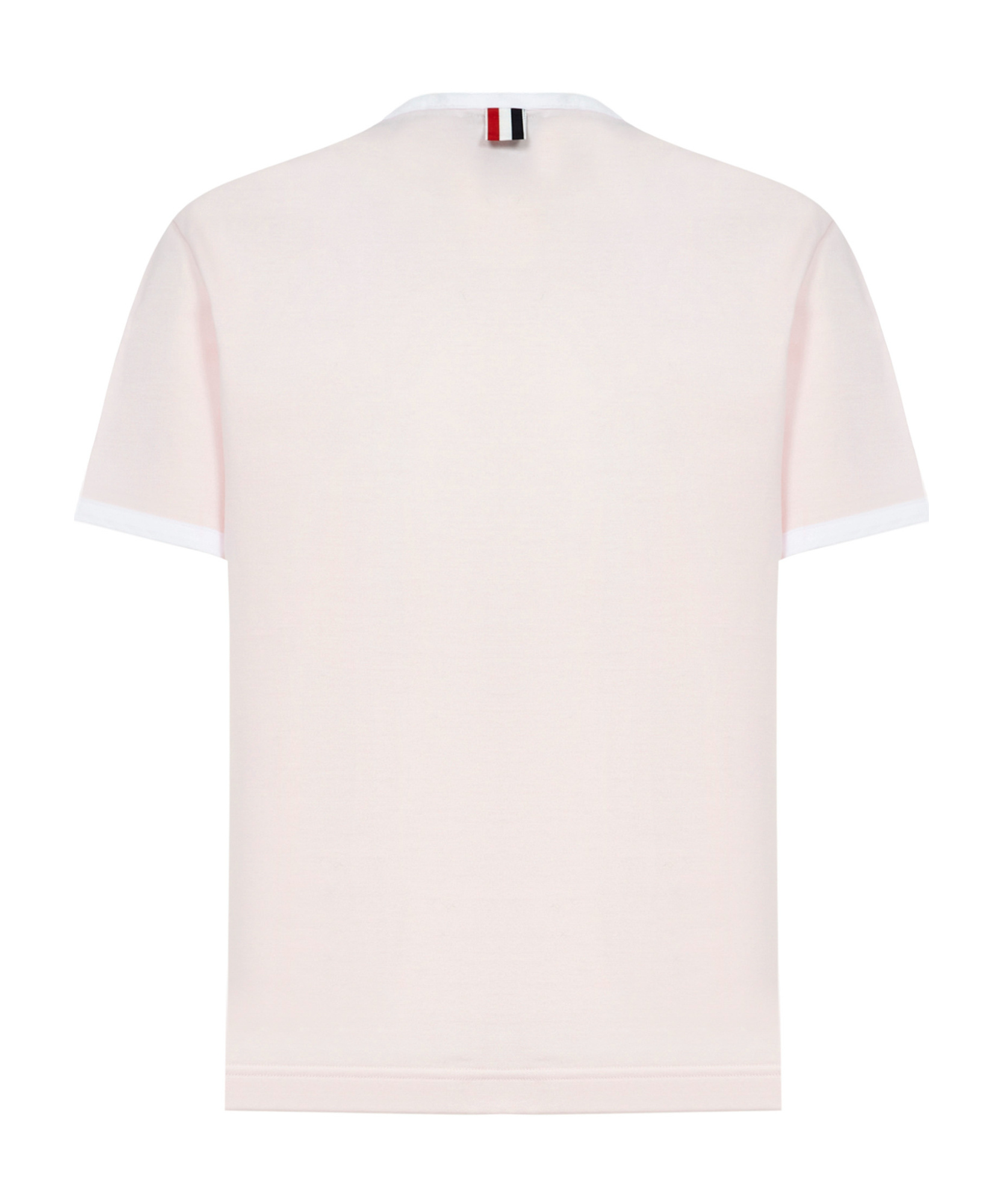 Thom Browne Ringer T-shirt In Pink