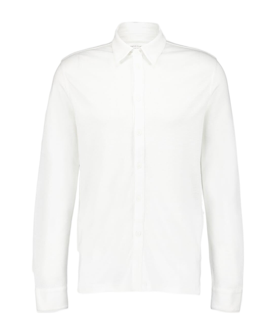 Majestic Round-neck Long-sleeve Shirt In White