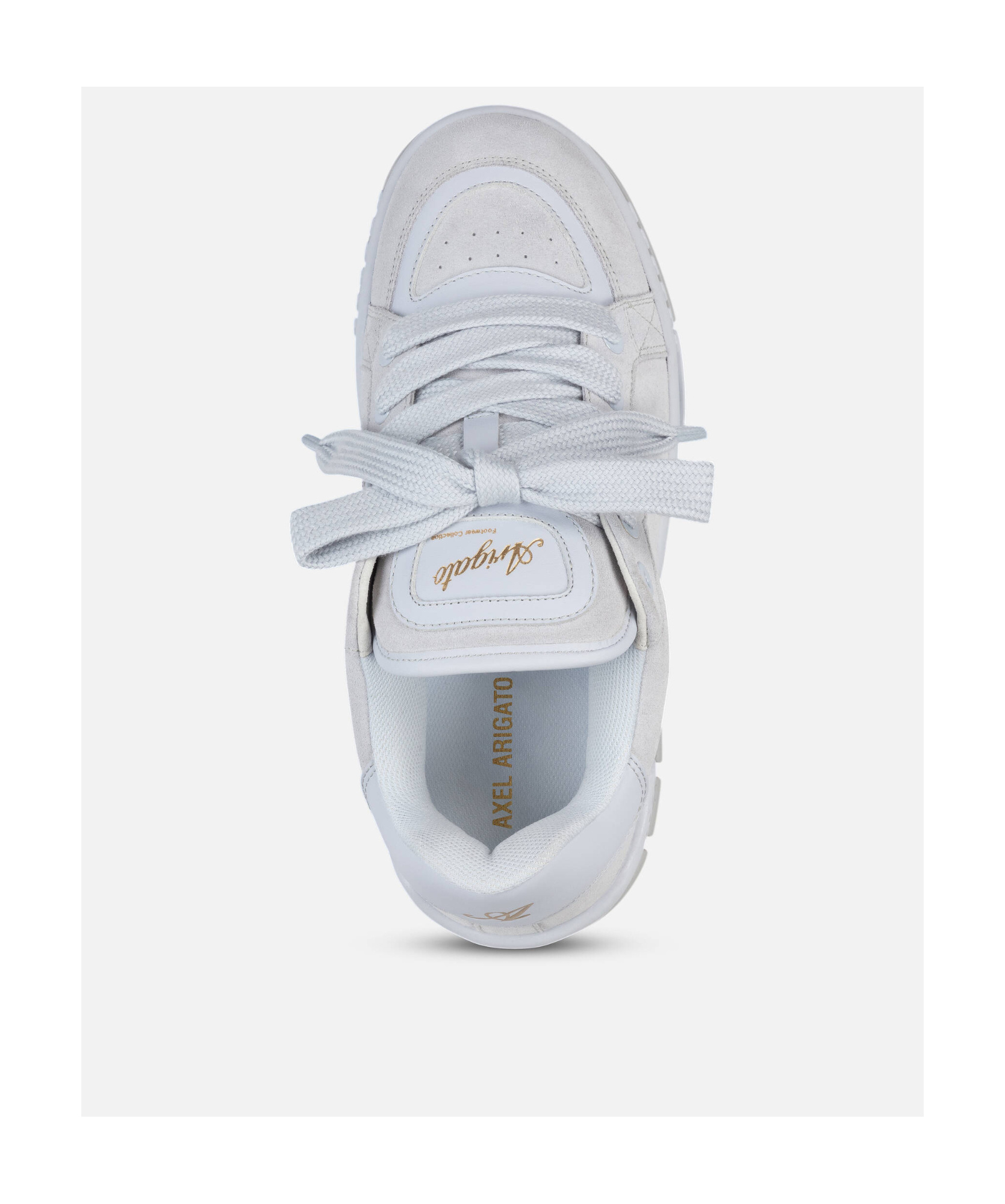 Axel Arigato Woman Sneakers Light Grey Size 6.5 Leather In White
