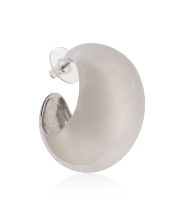 Isabel Marant Chunky Hoop Earrings In White
