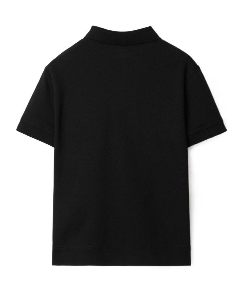 Burberry Boys Johane Ekd Polo Shirt In Black