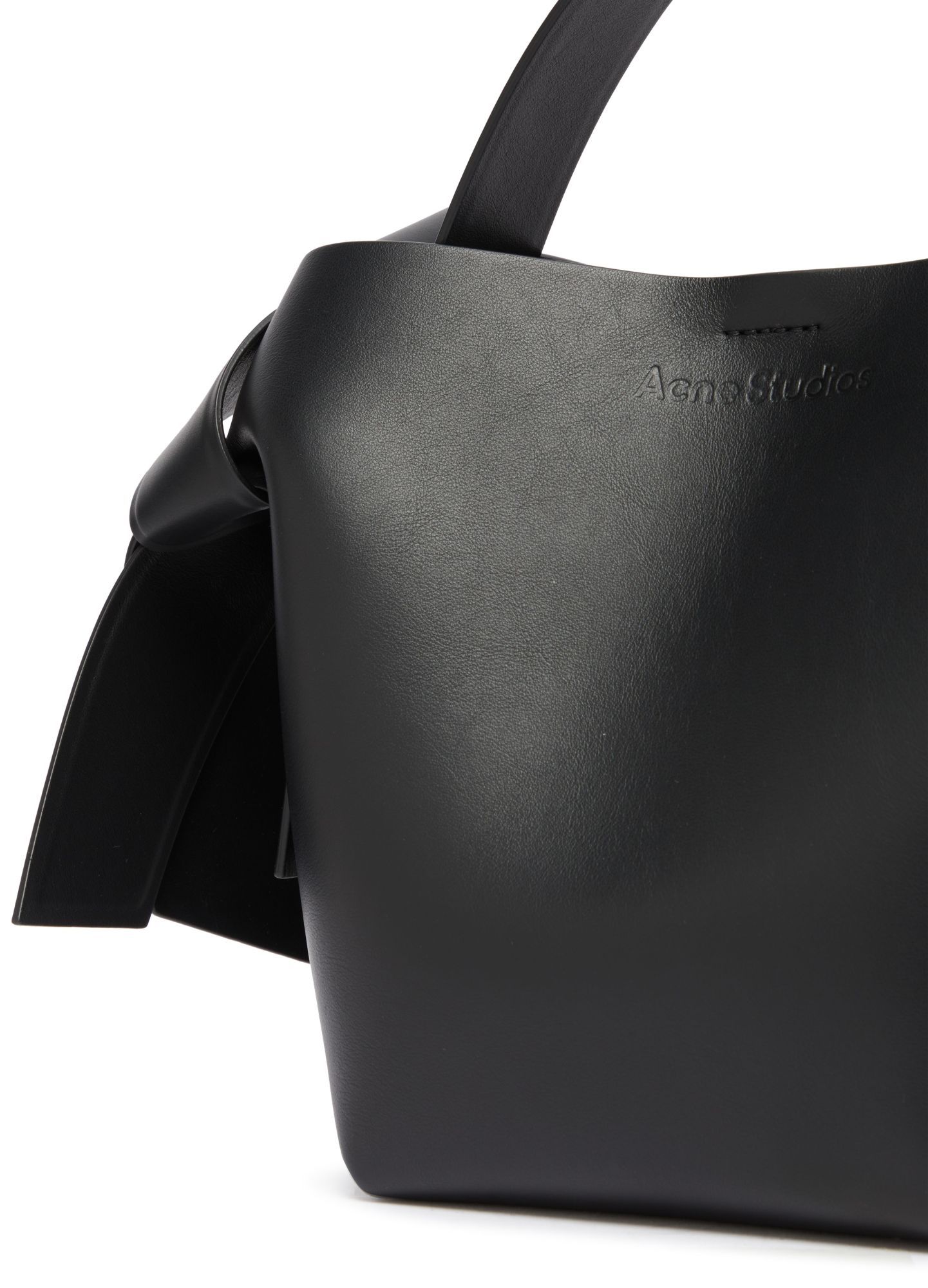 Acne Studios Logo Shoulder Bag In Black