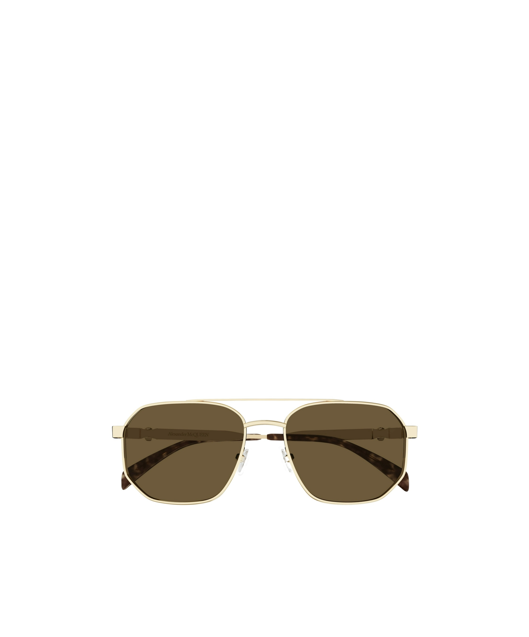 Alexander Mcqueen Eyewear Square Frame Sunglasses In Green