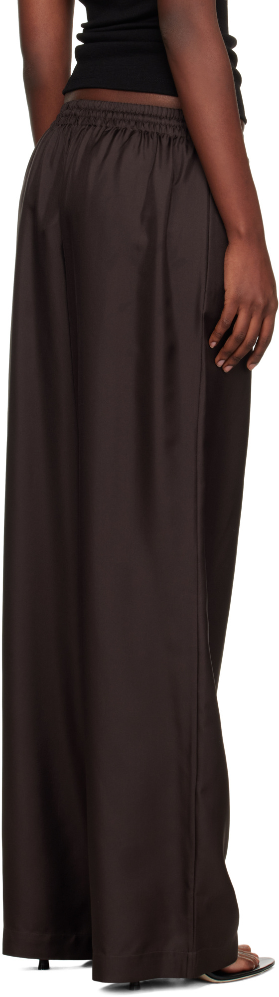 Rohe Loose Casual Pants In Brown