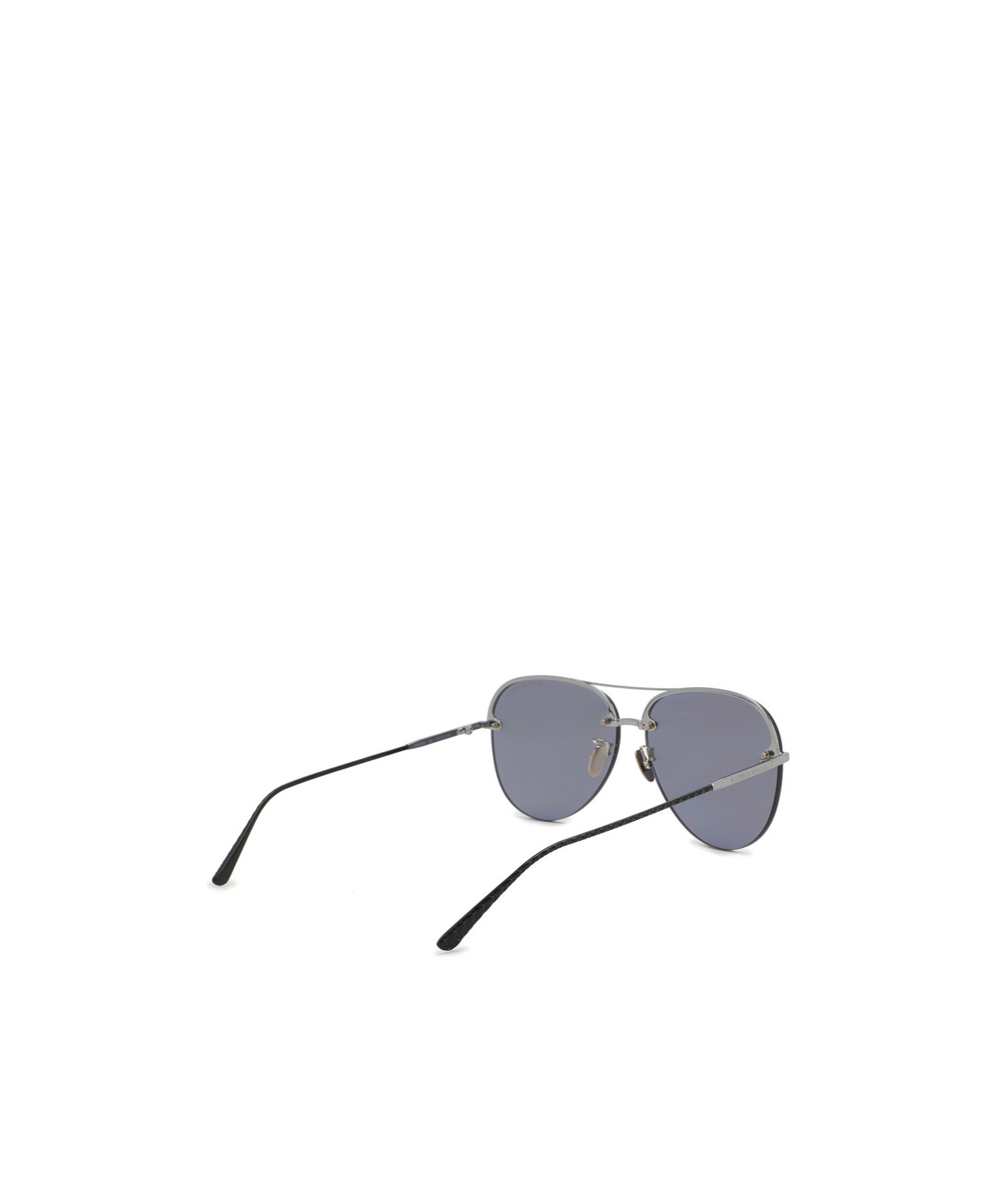 Bottega Veneta Logo Sunglasses In Gray