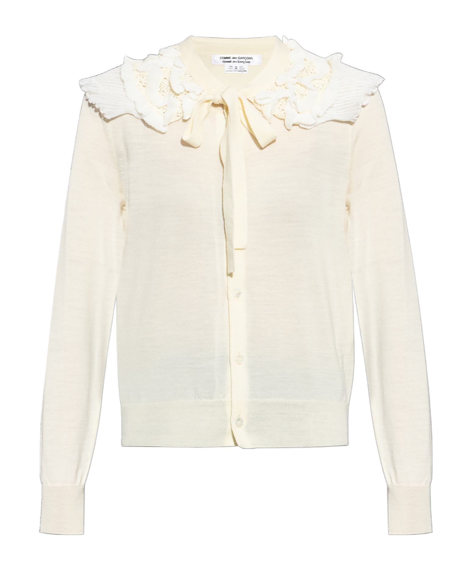 Comme Des Garçons Long-sleeved Cardigan