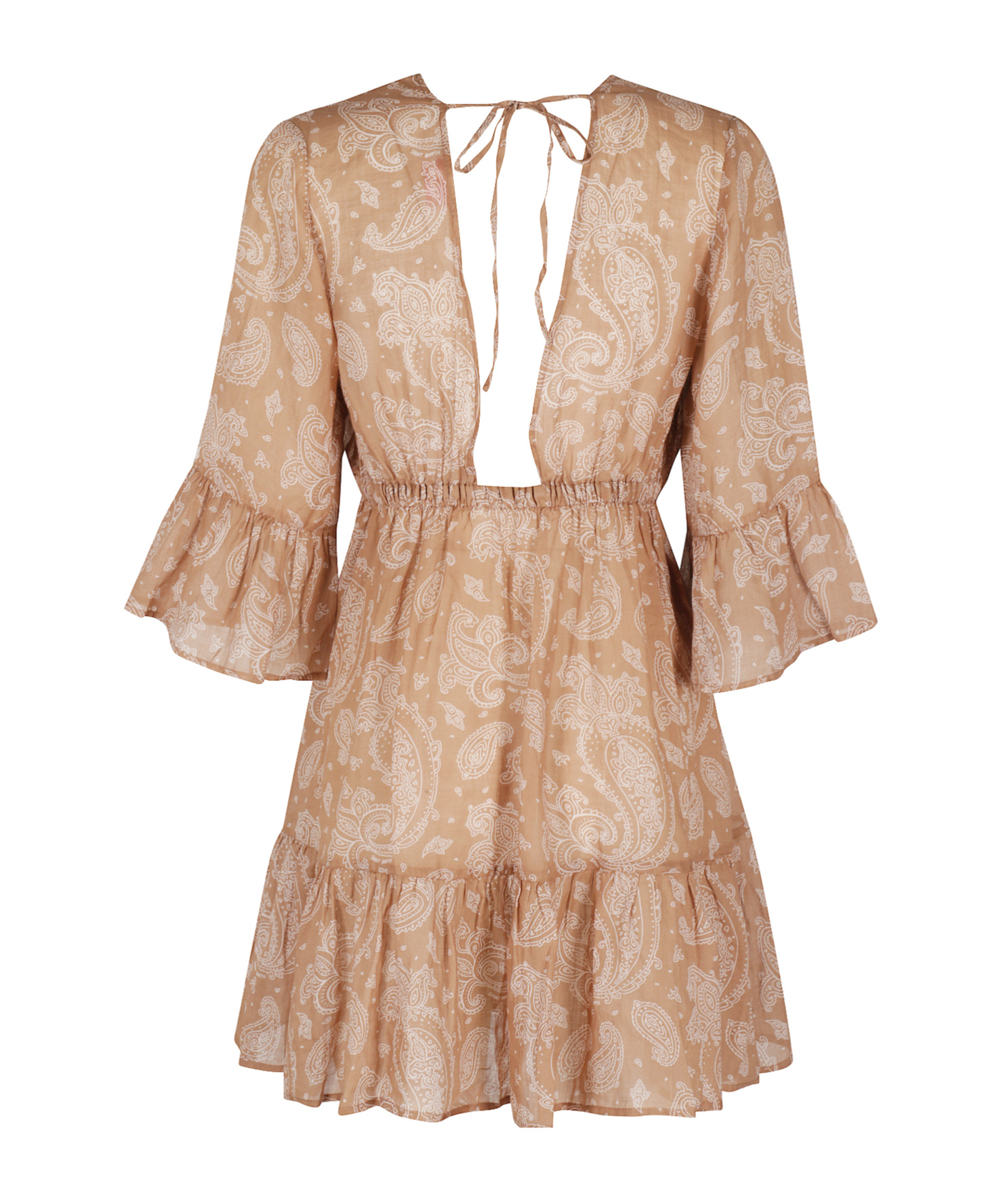 Shop Mc2 Saint Barth April Linen Dress