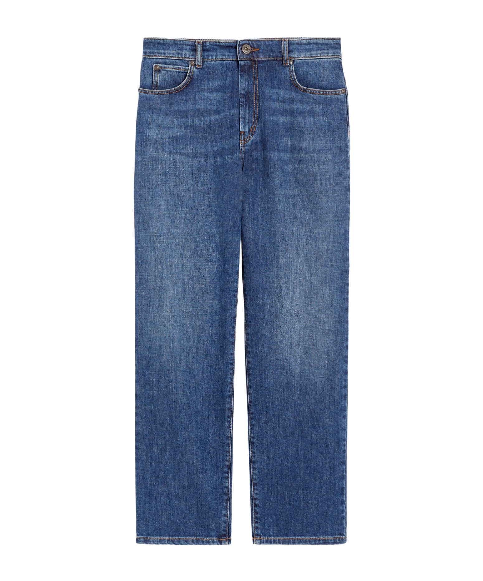 Weekend Max Mara Straight-fit Denim Jeans In Blue