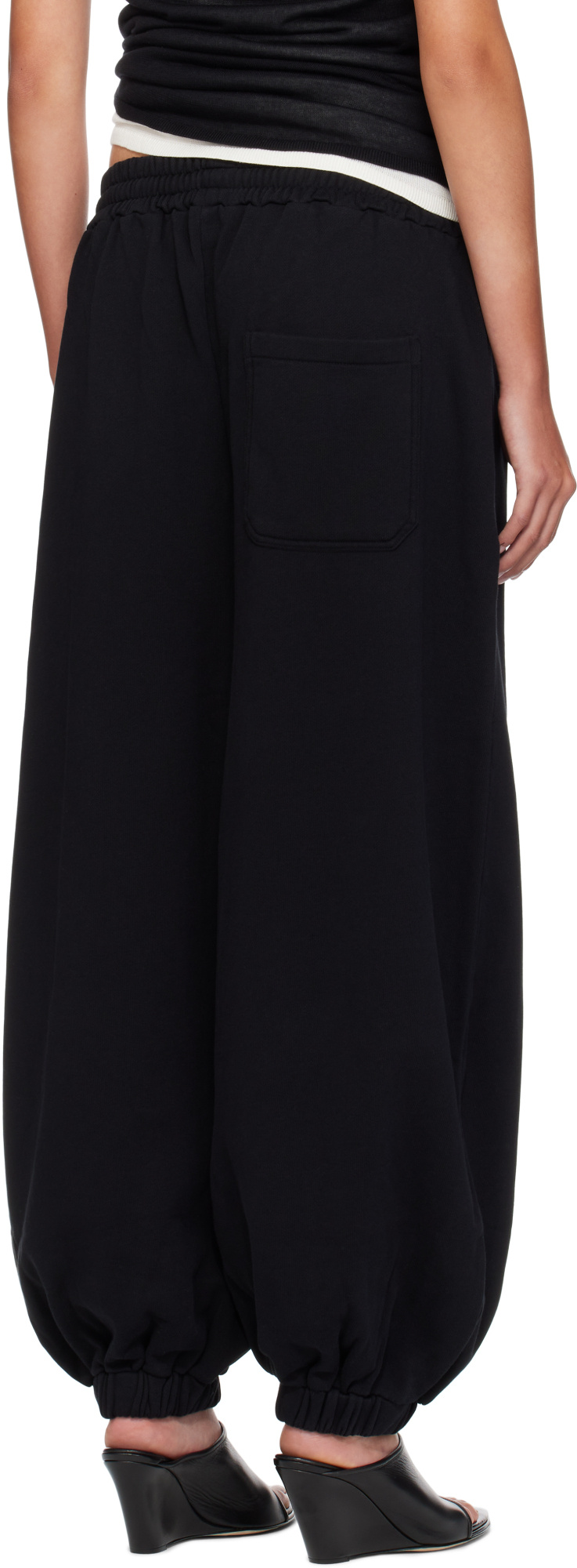 Lu'u Dan Baggy Bontan Sweatpants In Black