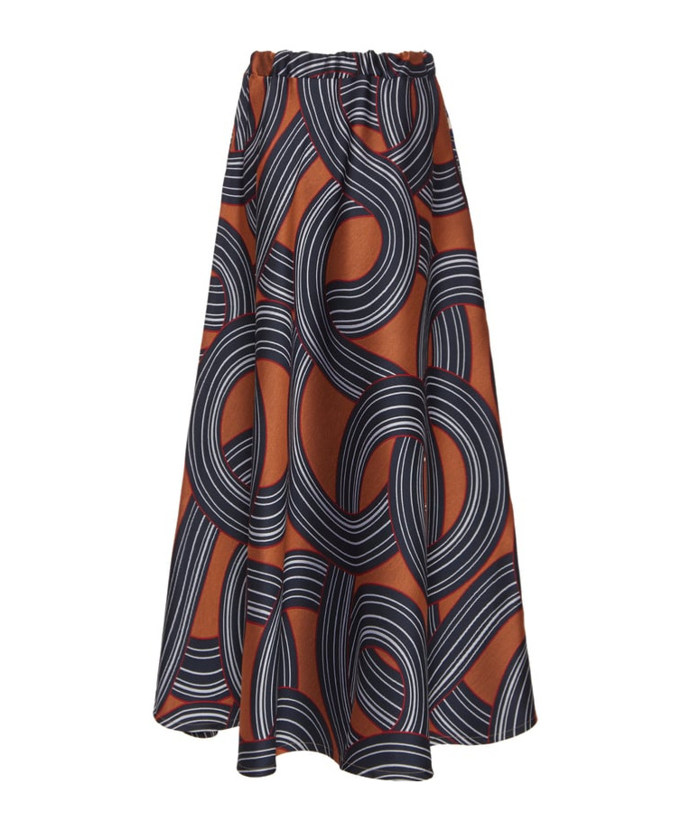 La Doublej Drawstring Skirt In Black