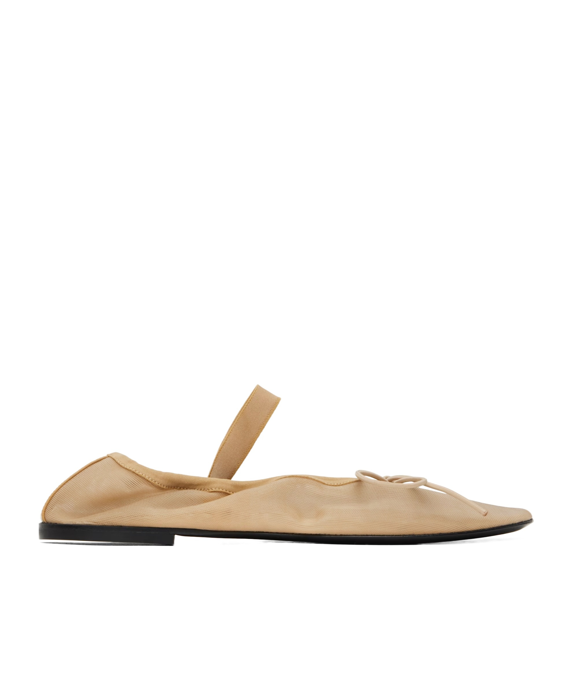 Proenza Schouler Beige Glove Mary Jane Ballerina Flats In Camel
