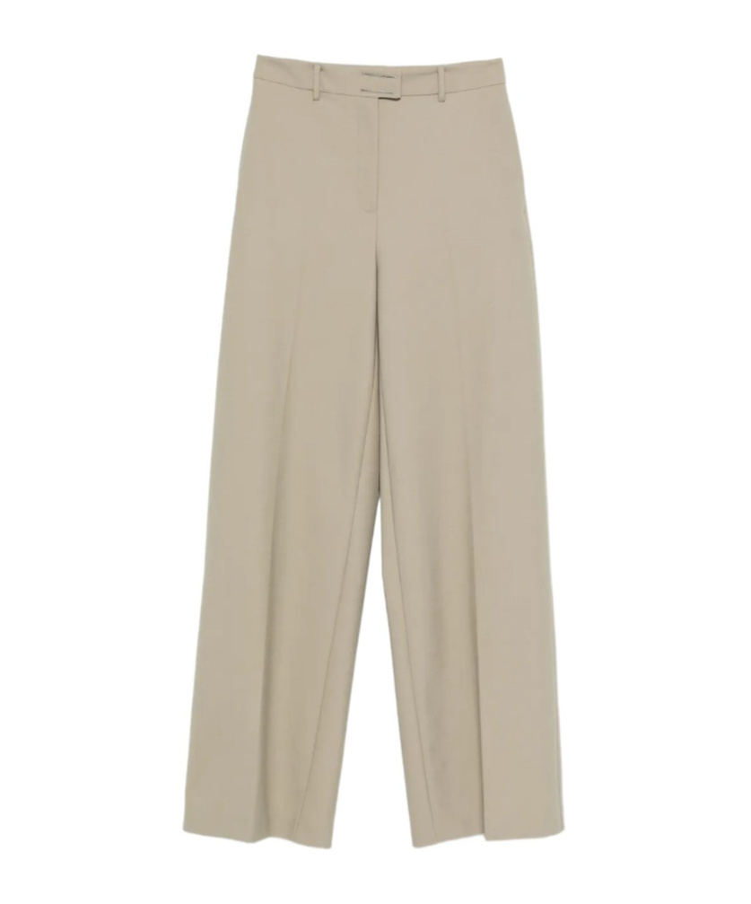 Patrizia Pepe Belt Loops Casual Pants In Neutral