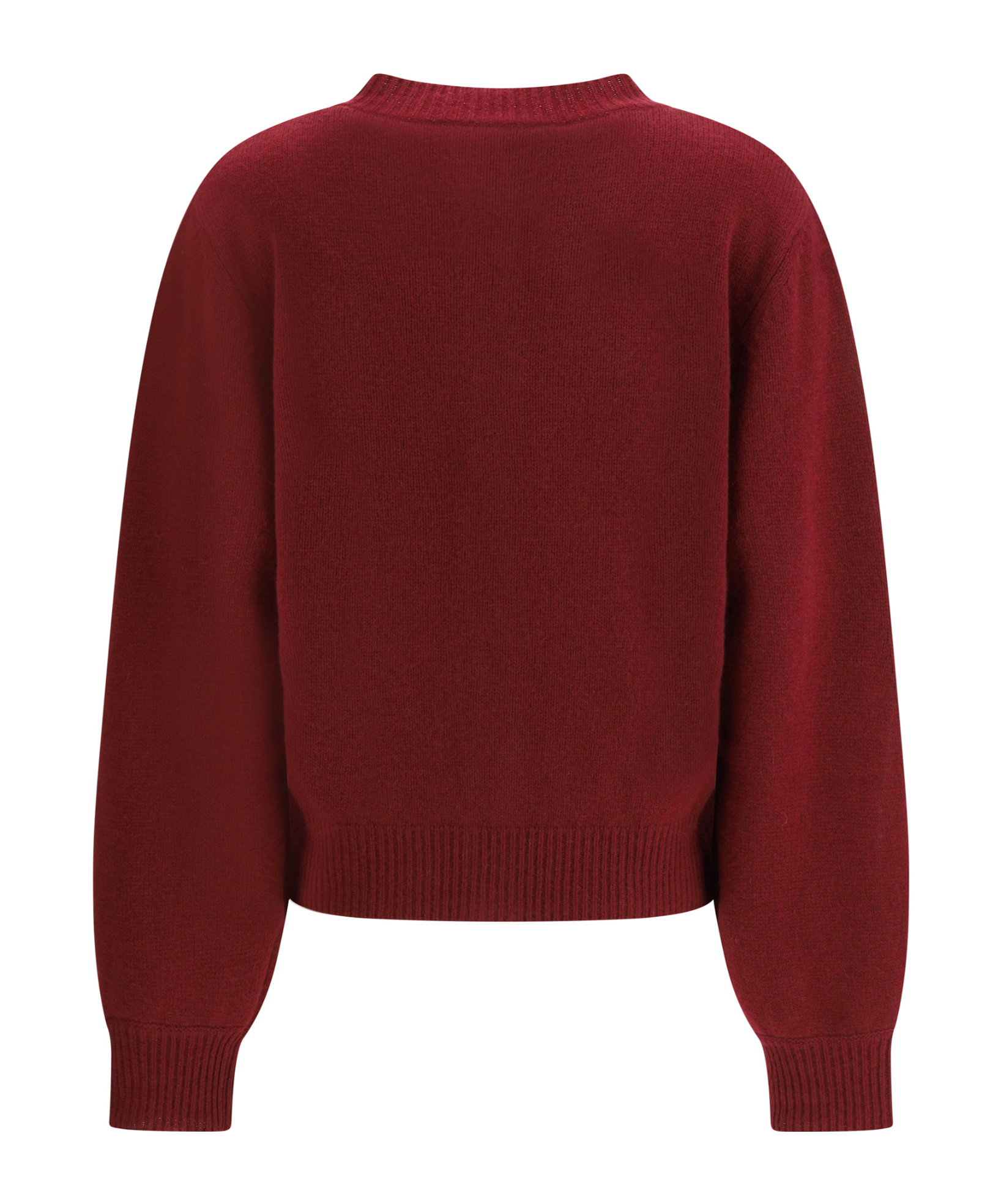 Marni Logo-patch Button-fastening Cardigan In Burgundy