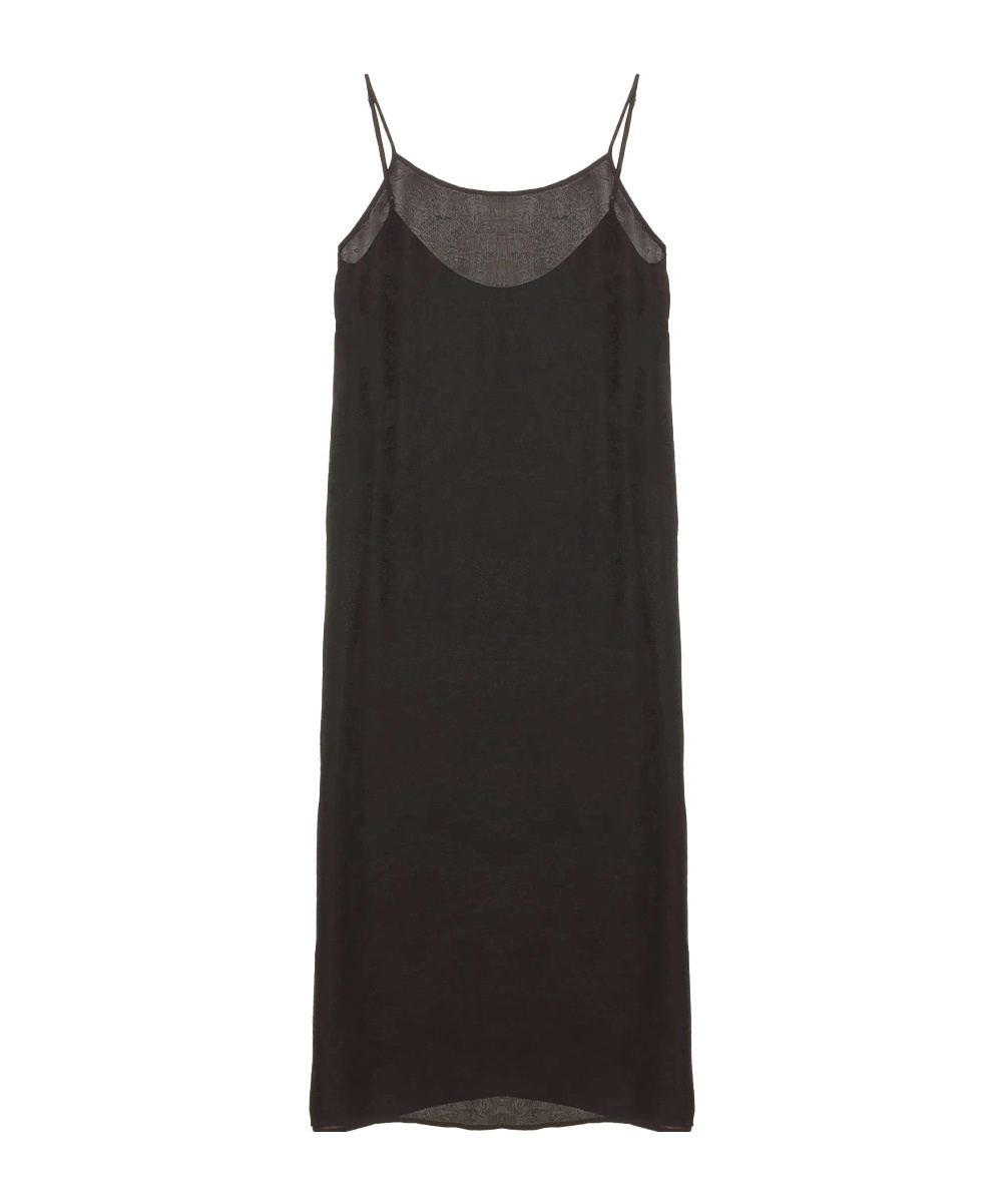 Uma Wang Slip Dress In Brown