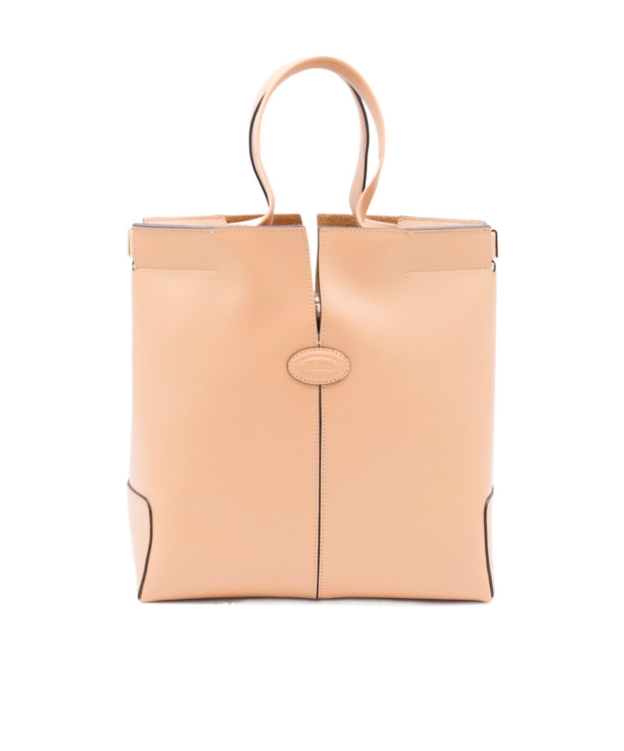 Tod's Di Bag Folio Small Top Handle Bag In Brown
