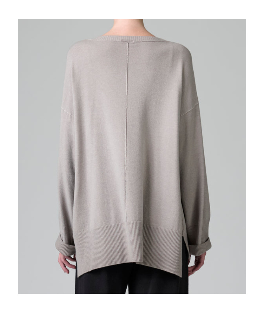Transit Crew-neck Sweater In Gray