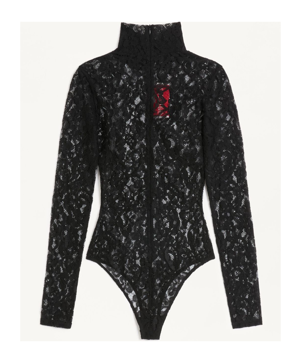 Valentino Lace Bodysuit In Black