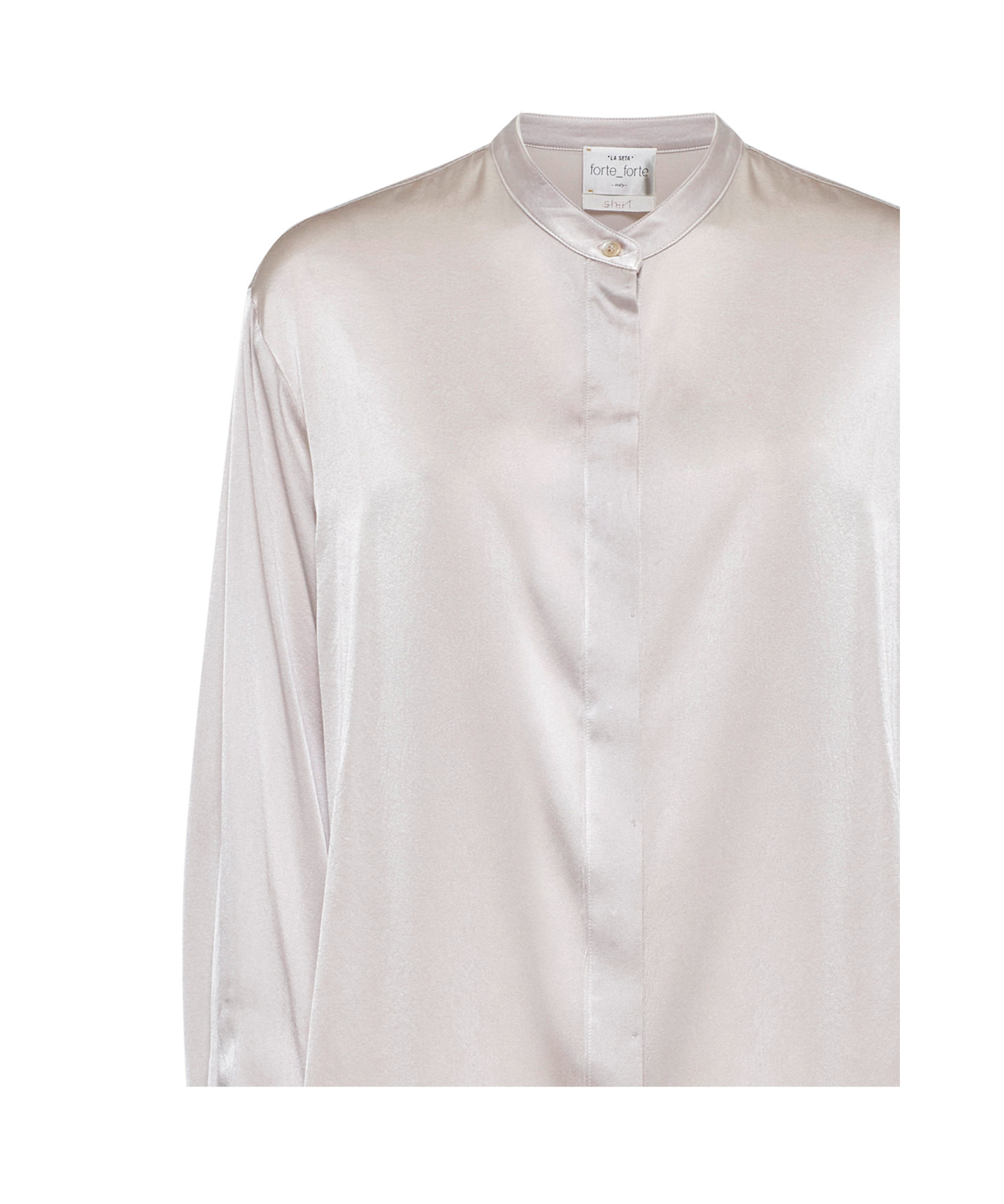Forte Forte Long-sleeved Shirt In White