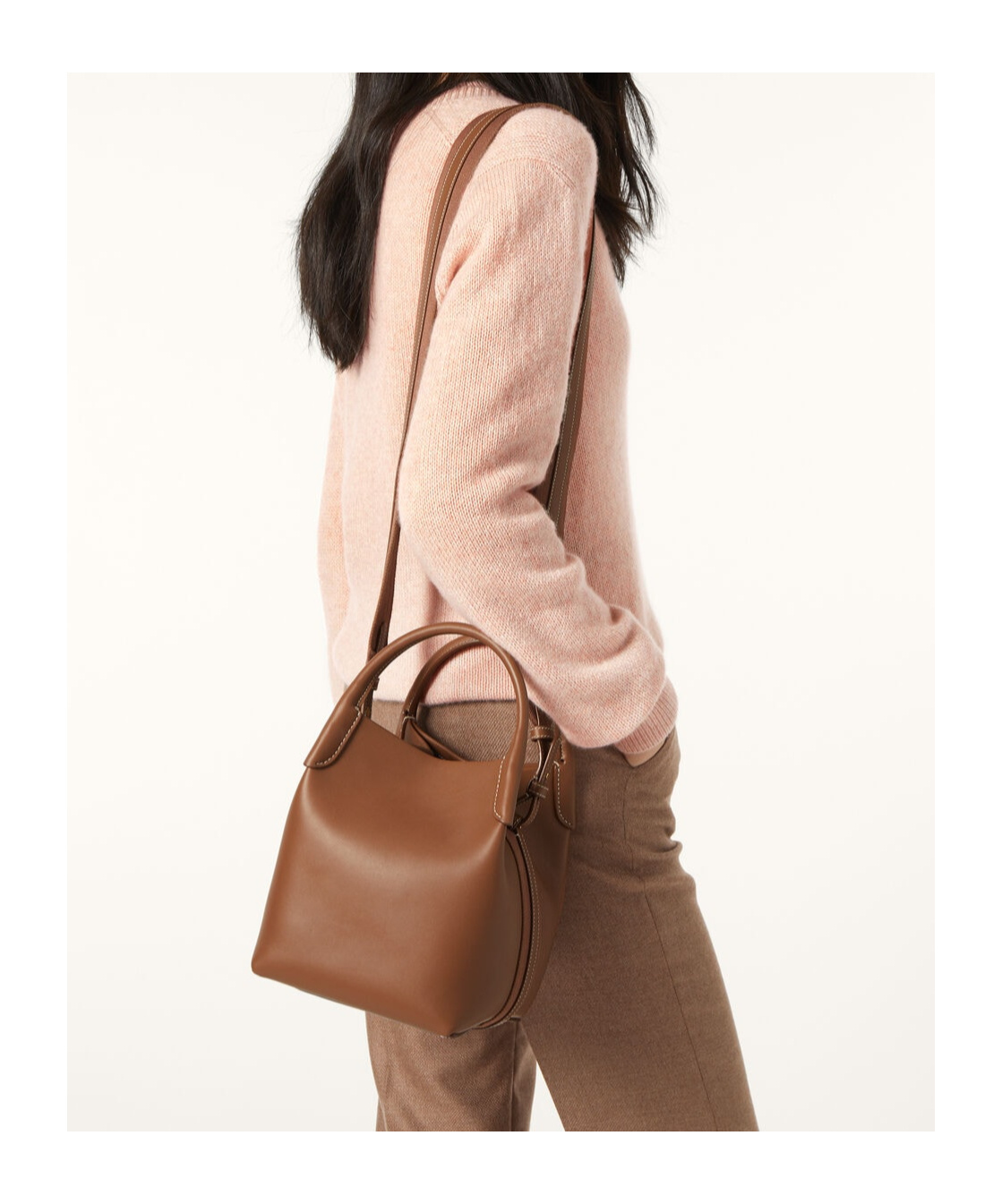 Loro Piana Bale Small Shoulder Bag In Brown