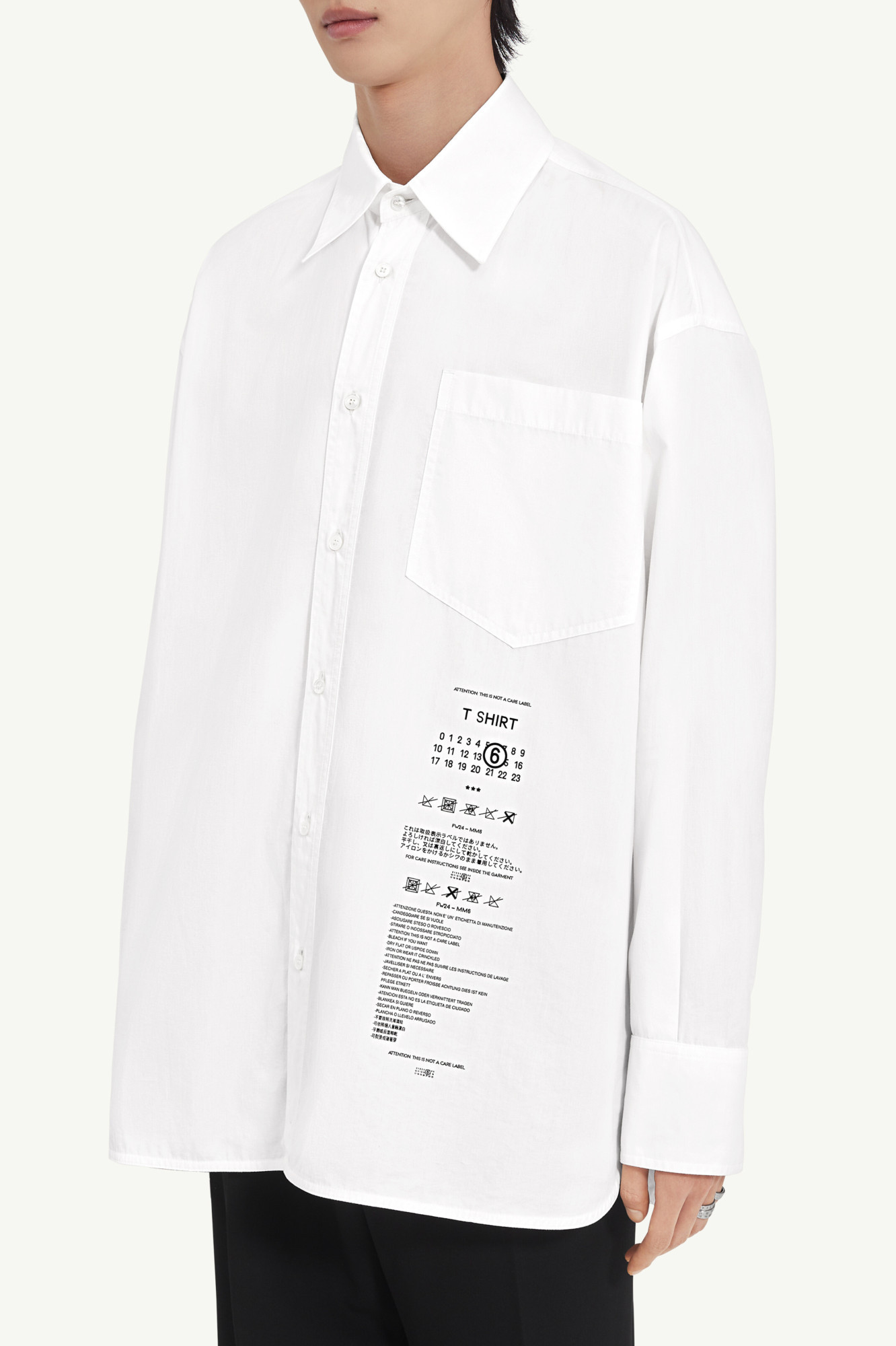 MM6 MAISON MARGIELA COTTON POPLIN SHIRT