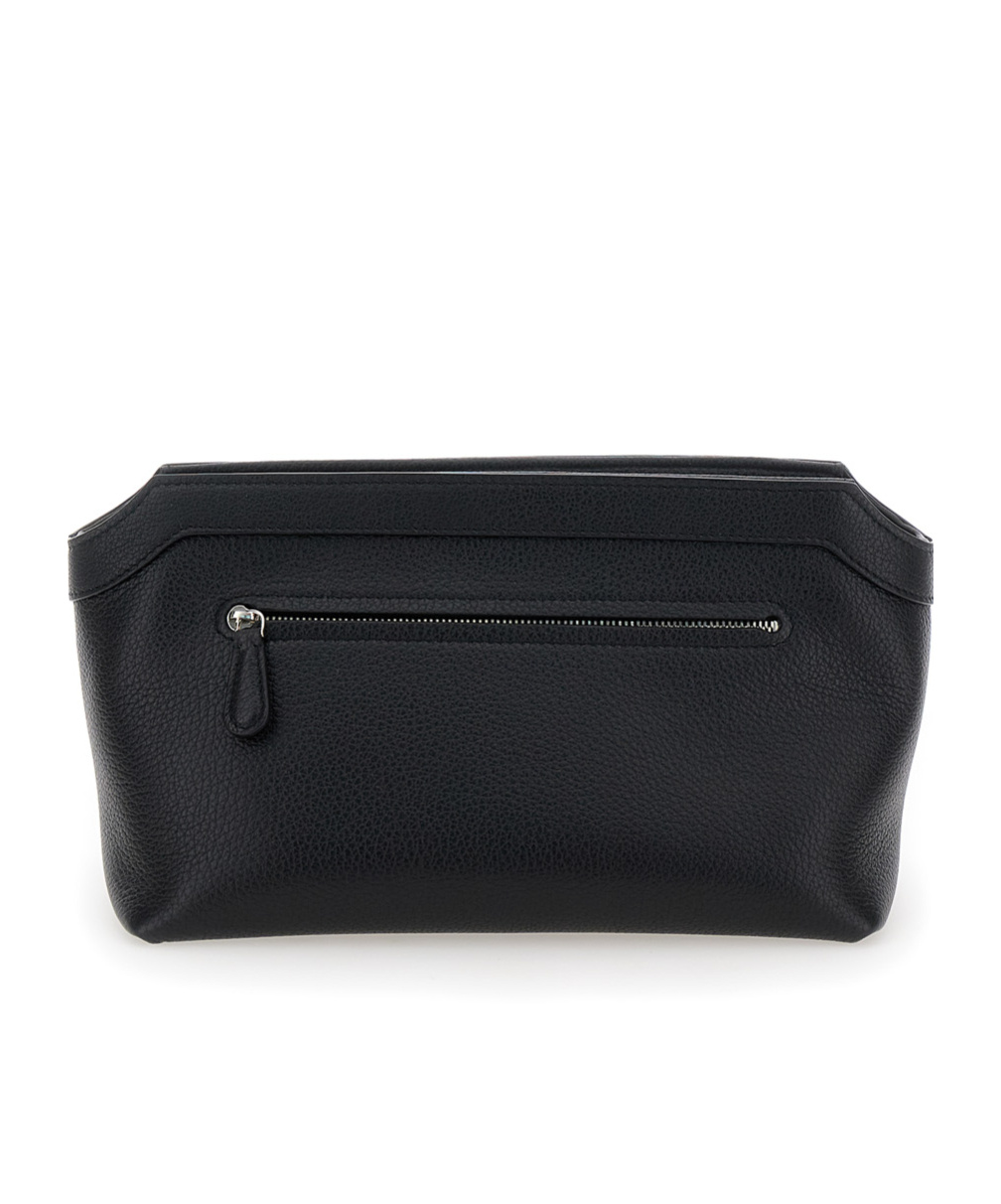 The Row Terrasse Clutch In Black