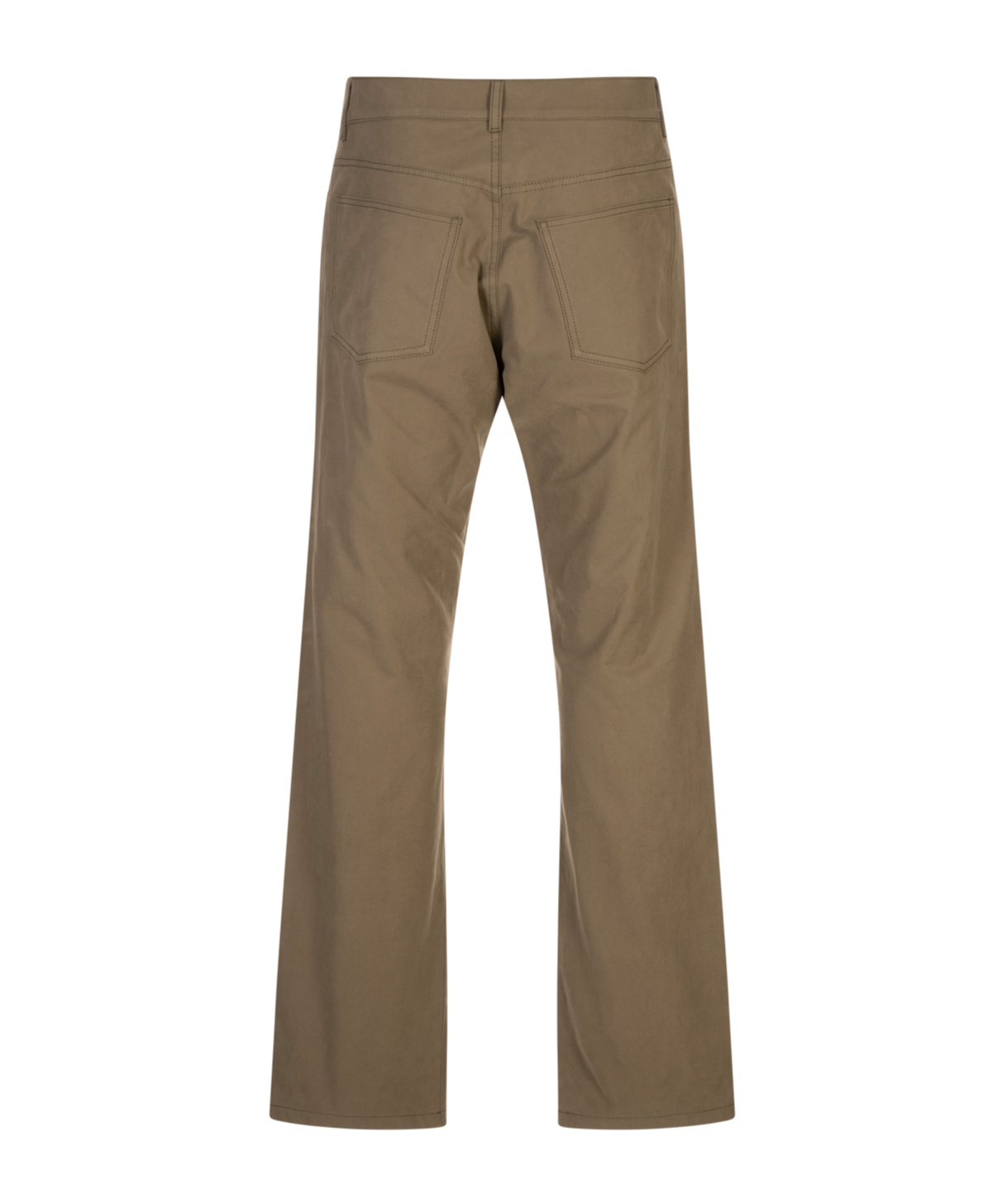 Moschino Belt Loop Casual Pants In Brown