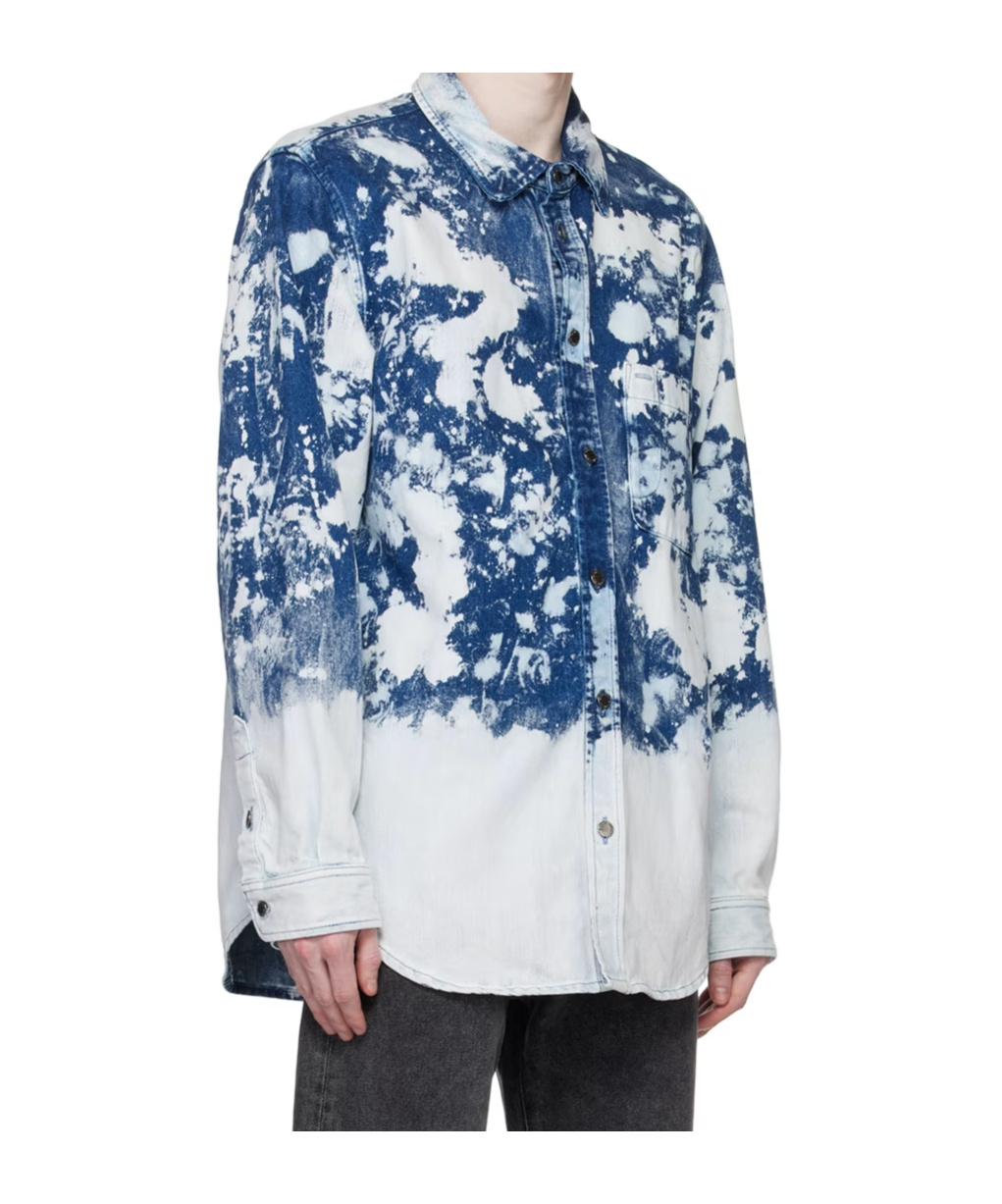 Darkpark Blue Victor Denim Jacket In White