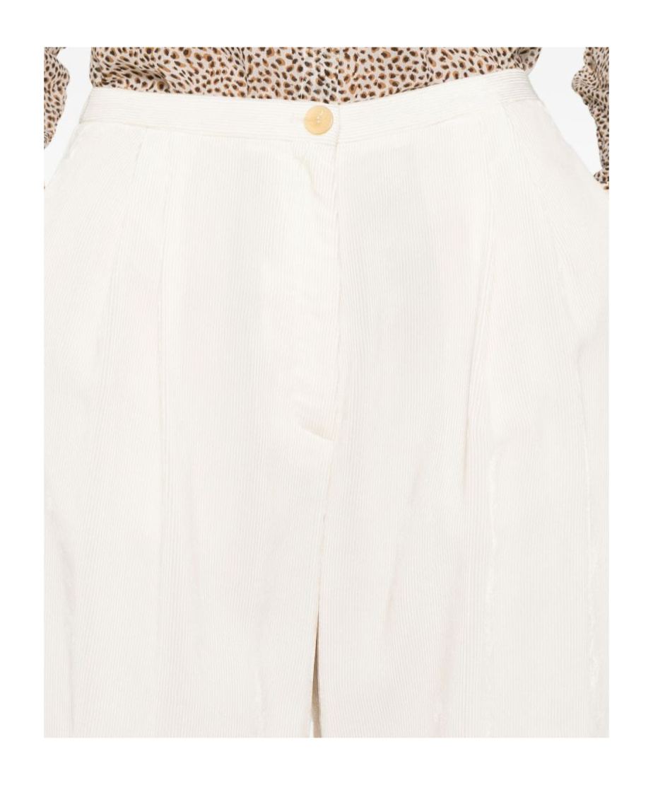 Forte Forte Wide-leg Trousers With High Waist In White
