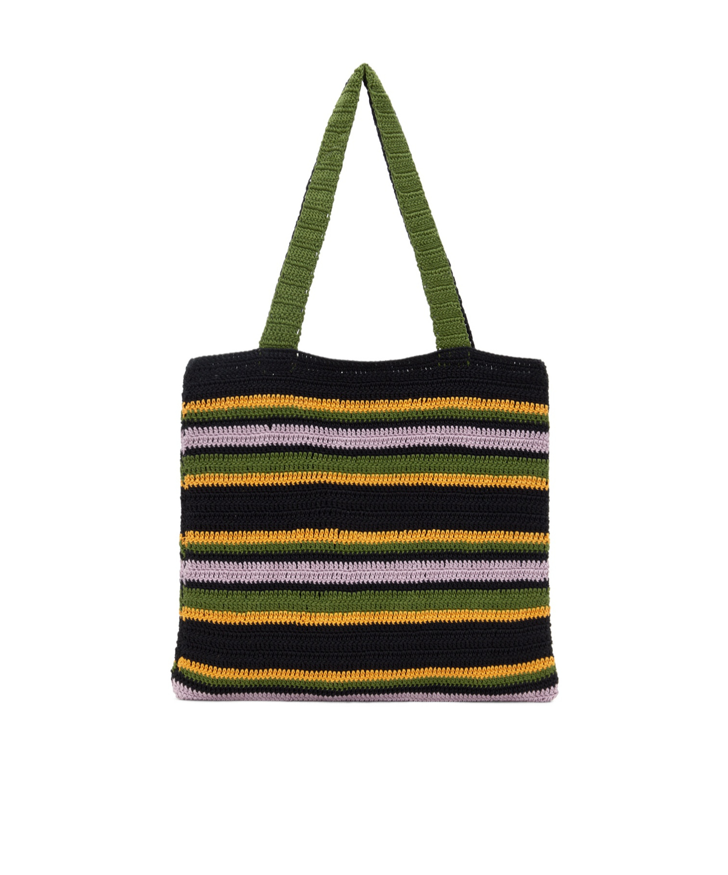 Bode Harbor Stripe Tote In Black
