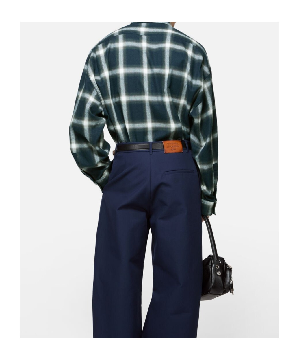 Acne Studios Checked Pattern Button-down Shirt In Green