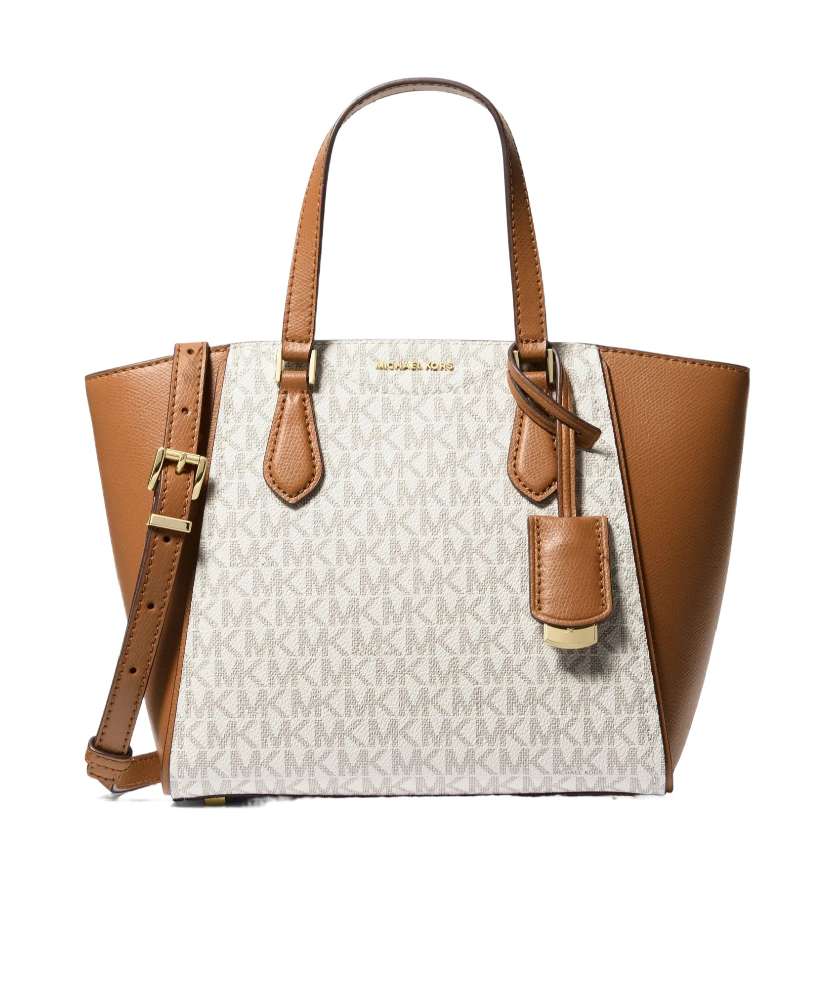 Michael Michael Kors Sm Conv Tz Tote Xbody-tu Nd Michael By Michael Kors Female In Brown