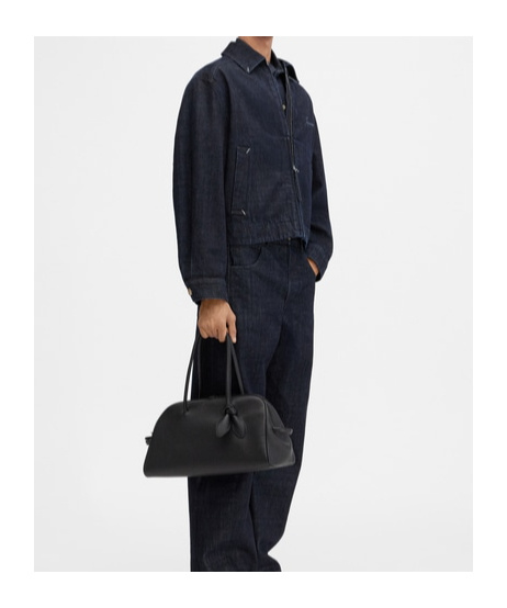 Jacquemus Lapel Long Sleeve Casual Jacket In Blue