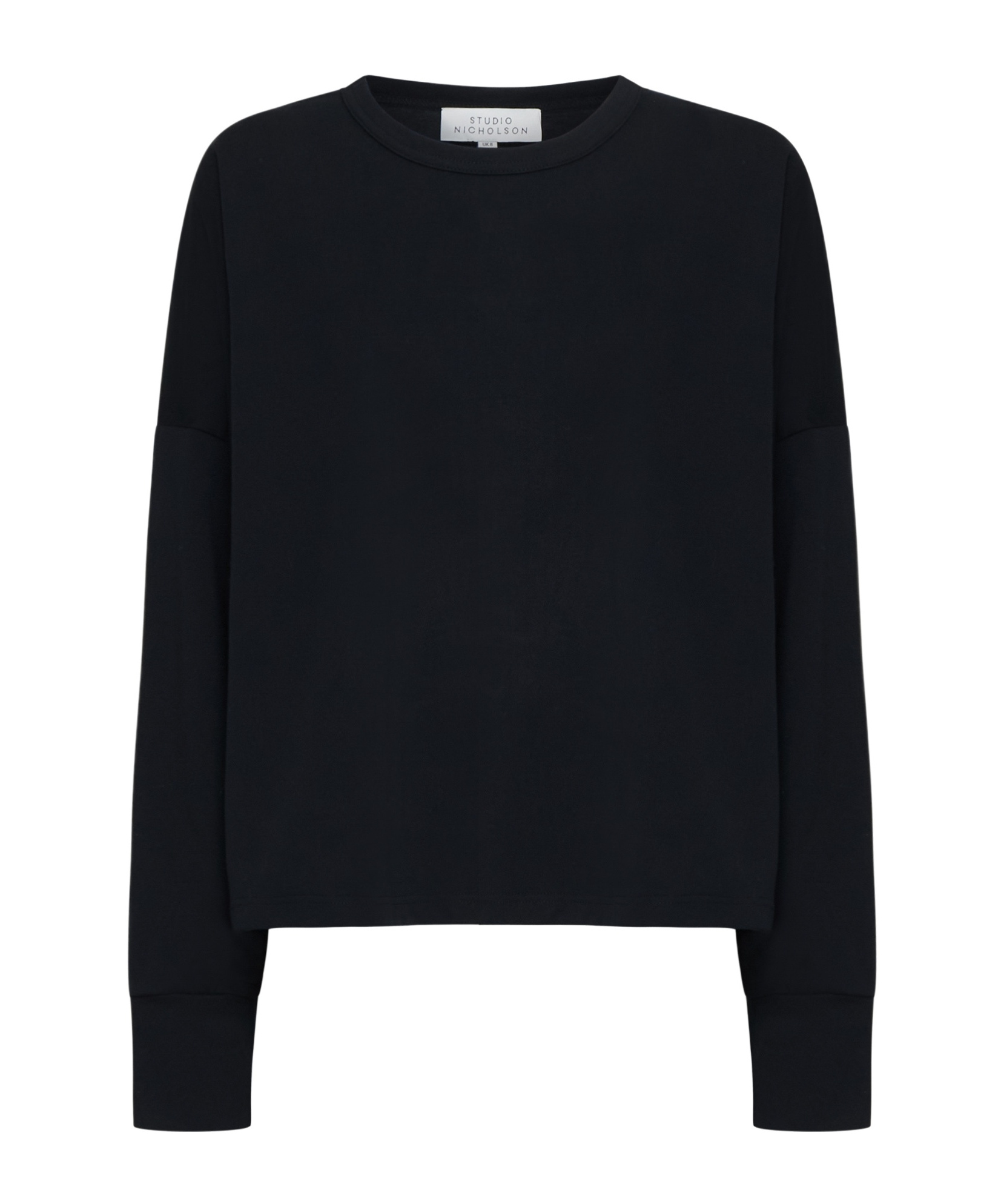 Studio Nicholson Dropped-shoulder Long-sleeve T-shirt In Black