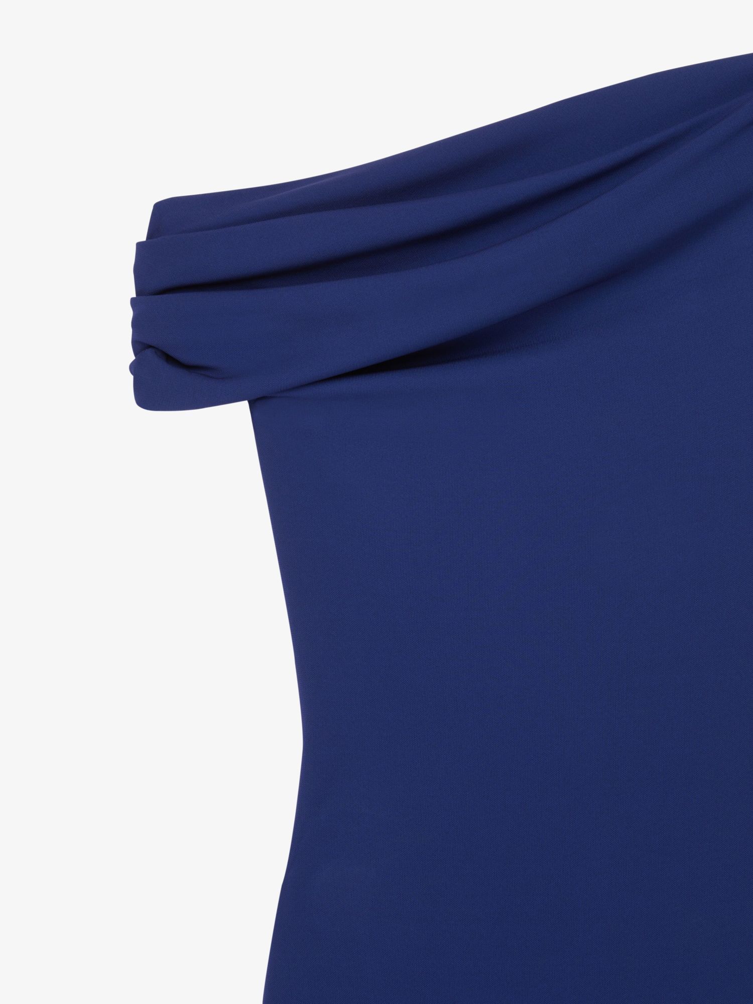 Givenchy Robe Drapée Asymétrique En Crêpe In Blue