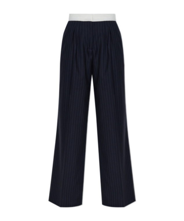Officine Generale Striped Pattern Casual Pants In Multi