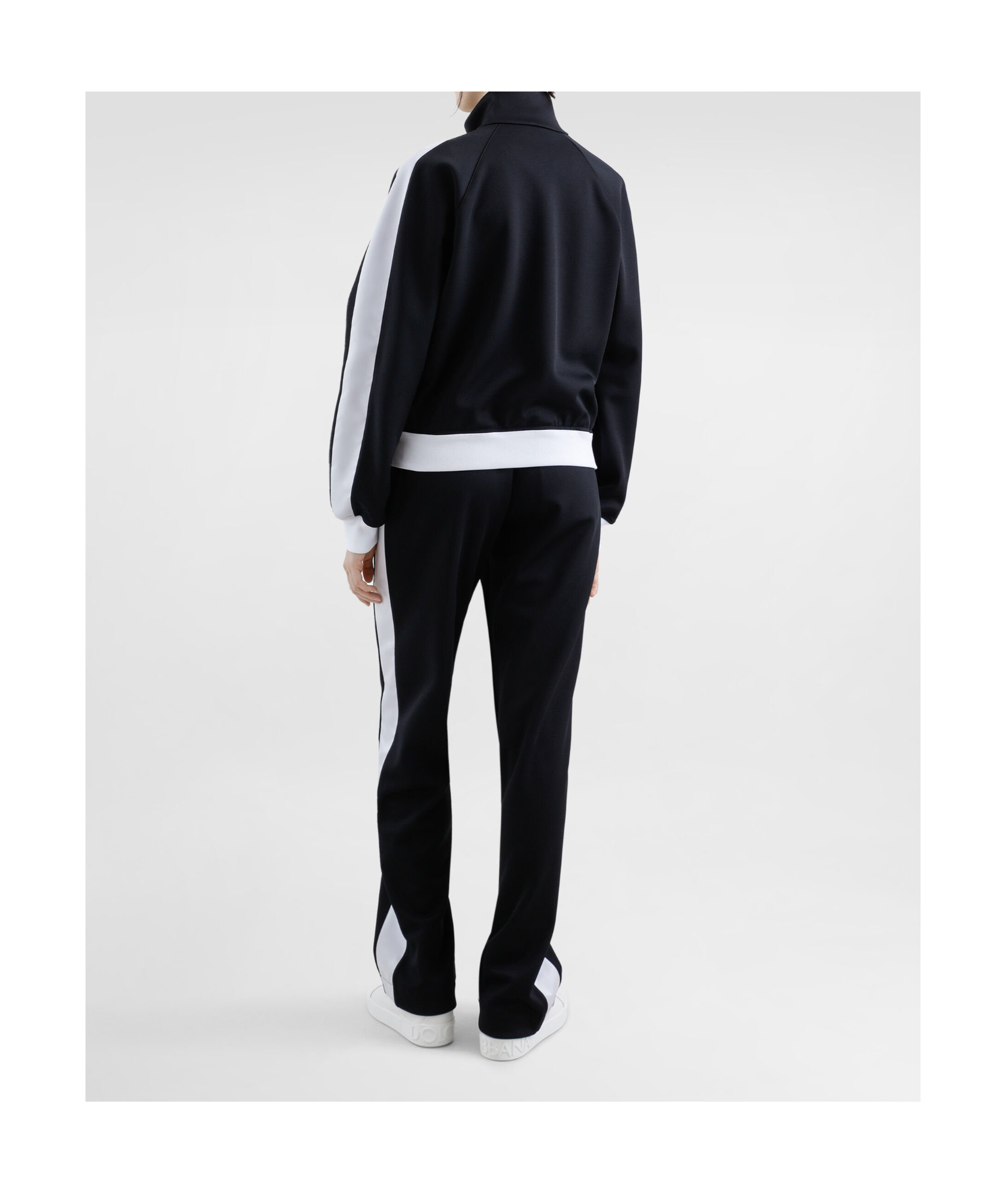 Dolce & Gabbana Logo-embroidered Track Pants In Black
