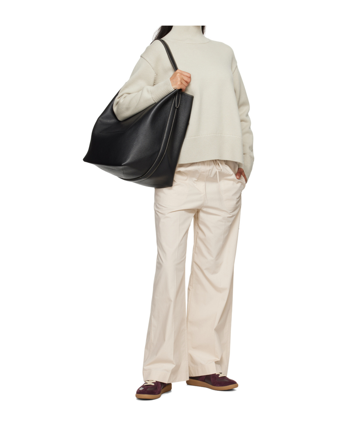 Studio Nicholson Taupe Patria Turtleneck In Gray