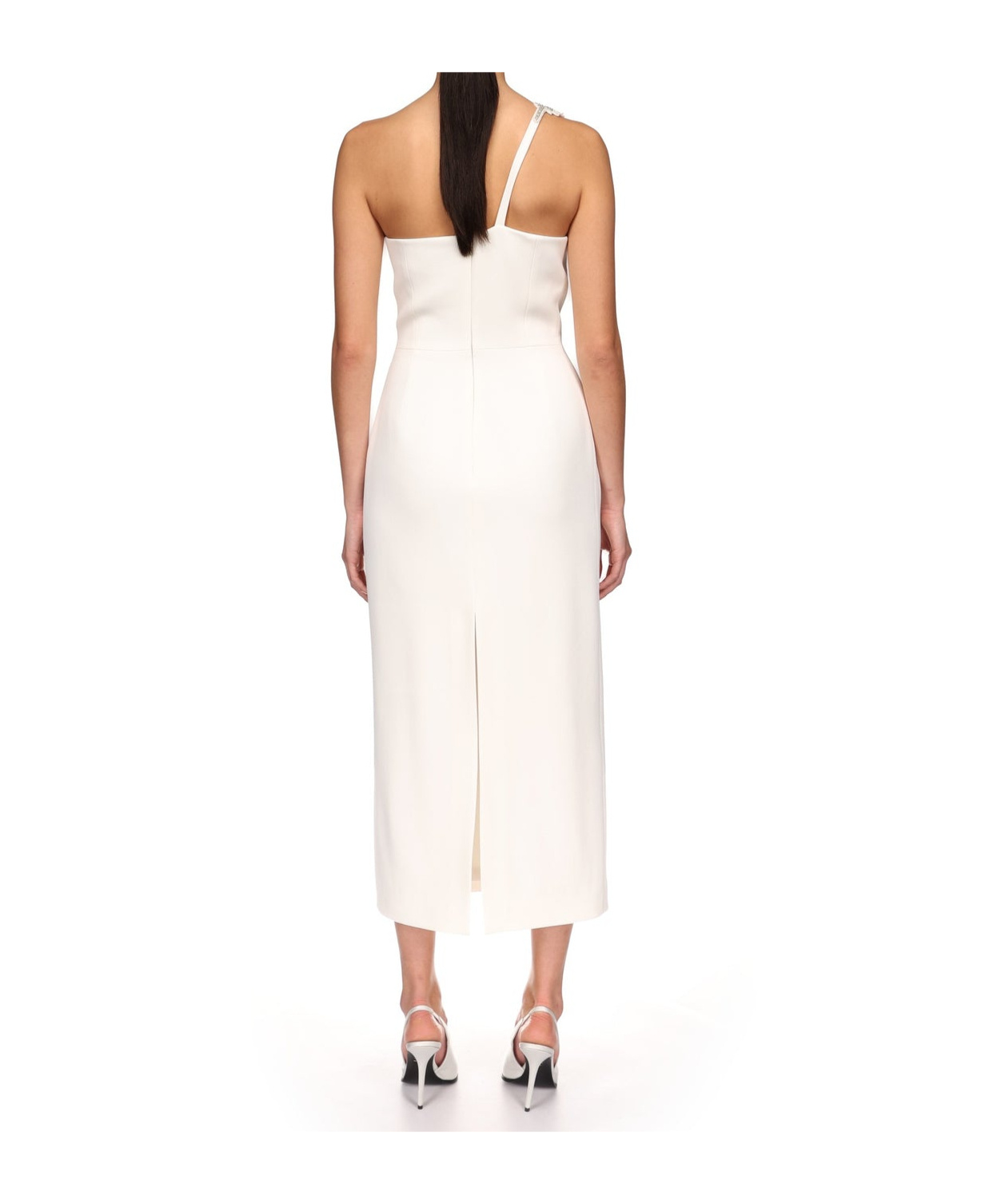 David Koma One-shoulder Dress In White