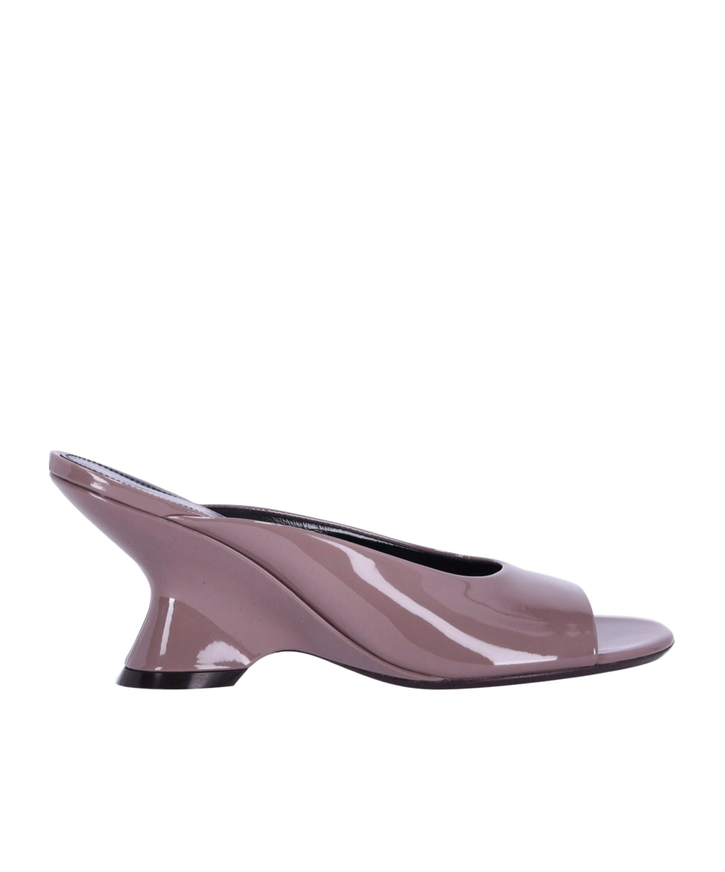 Dries Van Noten Round Toe High Heel Sandals In Mud
