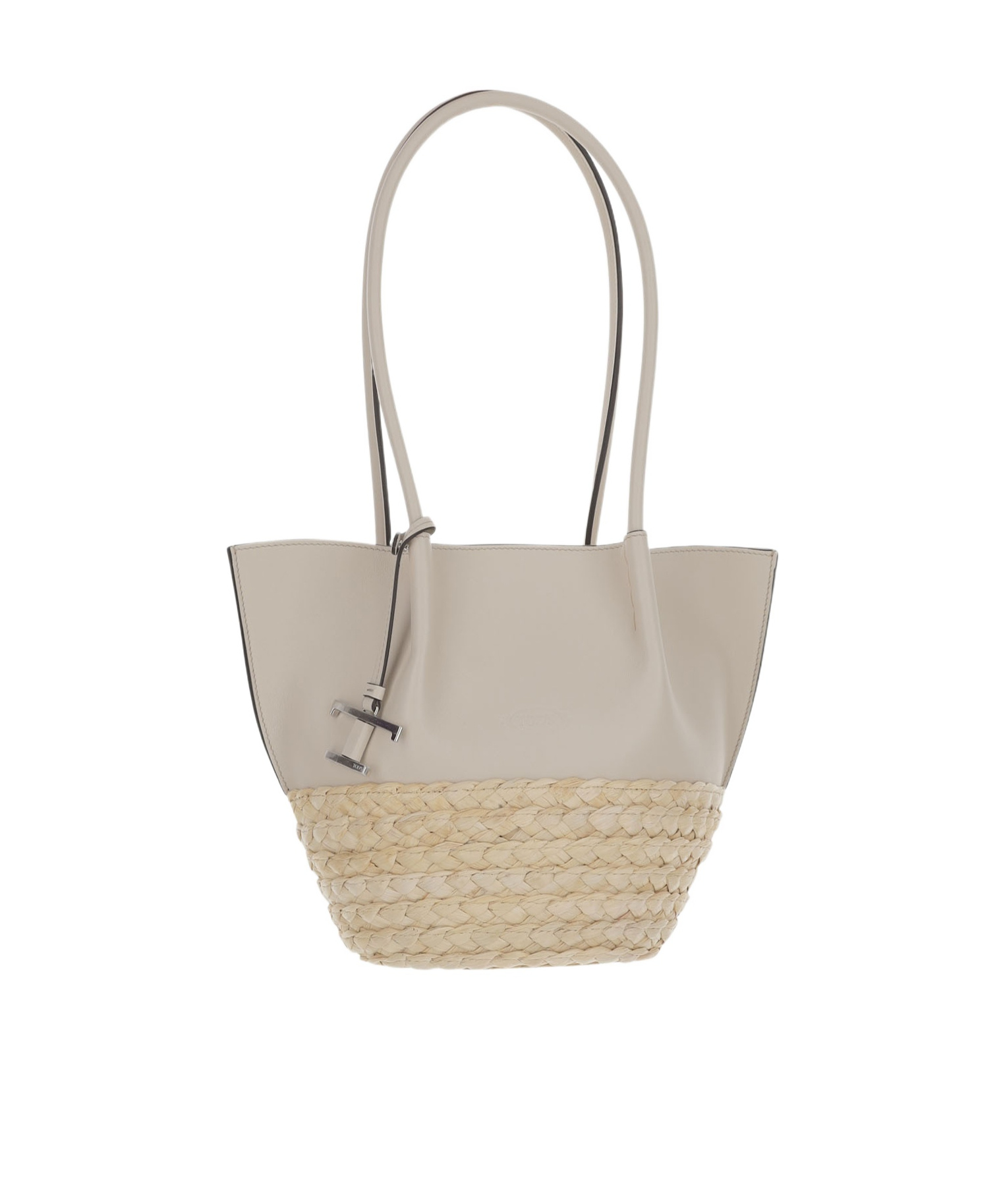 Tod's T Timeless-charm Tote Bag In Nude