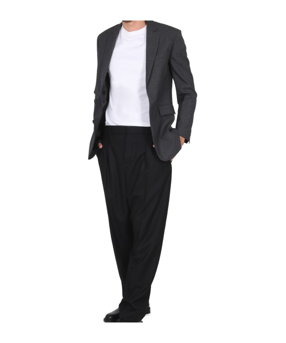 Aspesi Single-breasted Virgin Wool Jacket In Black