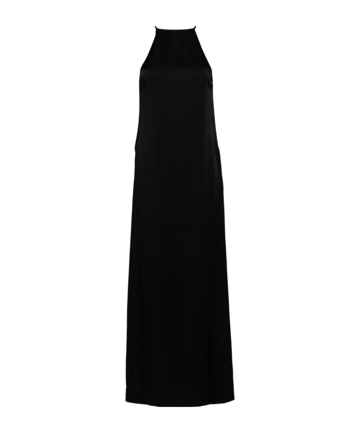 Saint Laurent Cut-out-detail Dress In Black