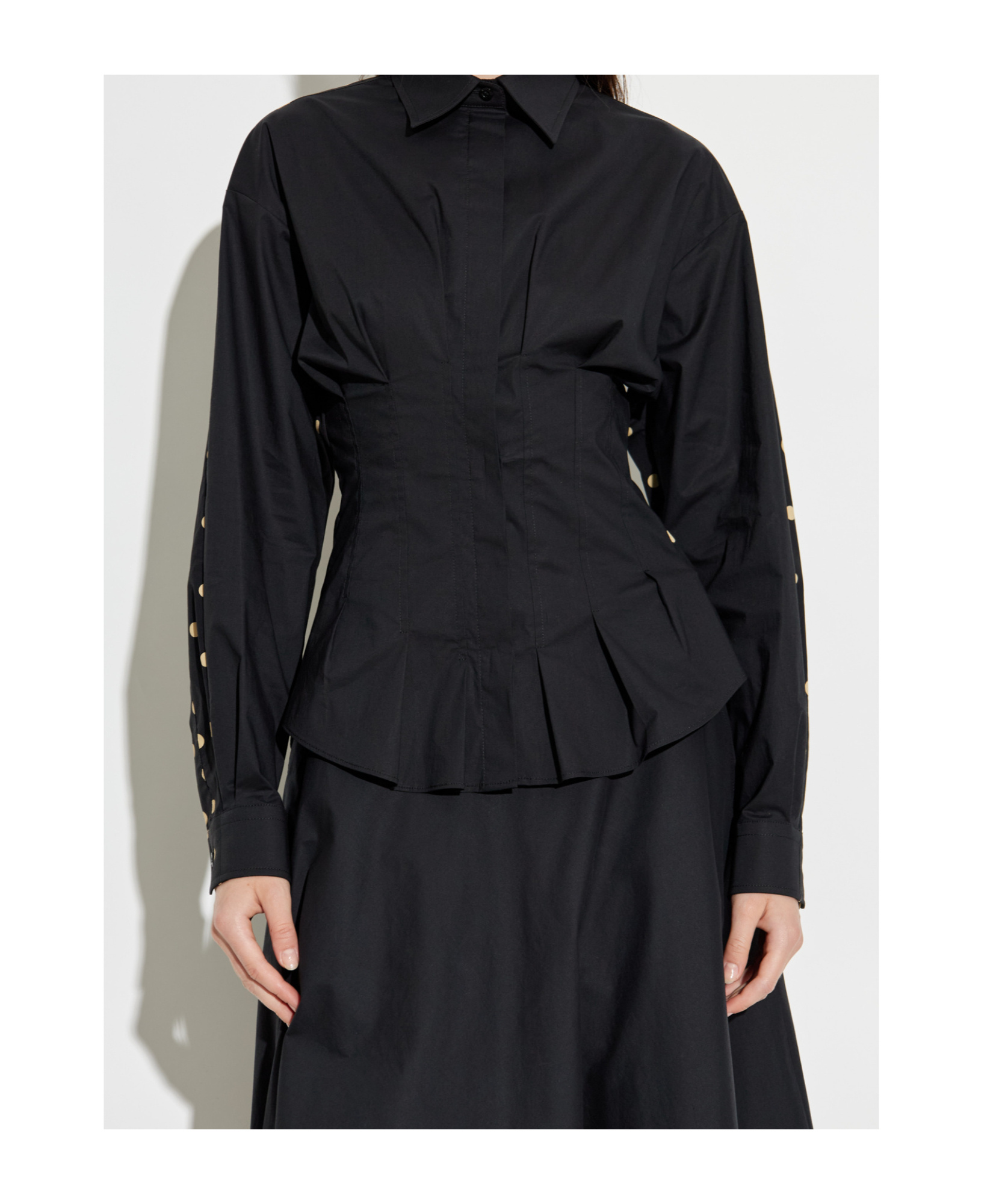 Moschino Long Sleeve Shirt In Black