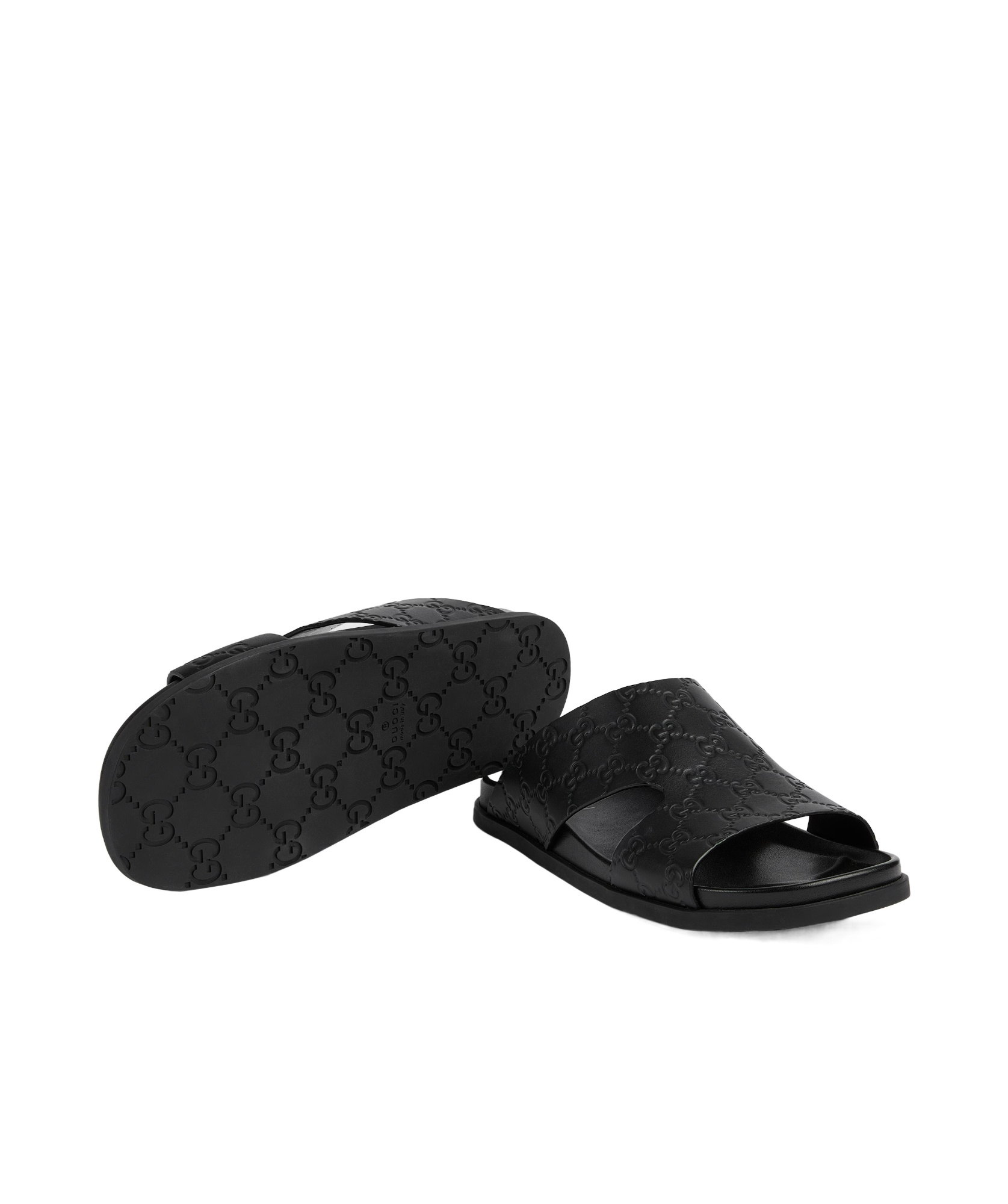 Gucci Men's Slide Sandal In Black