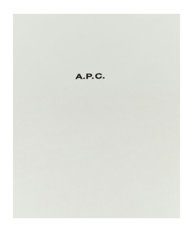 Apc Logo-print Cotton T-shirt In White