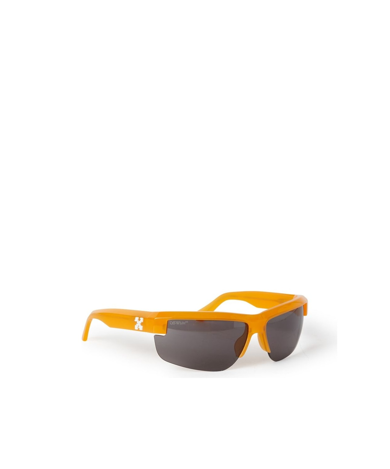 Off-white Half-frame Sunglasses In Gray