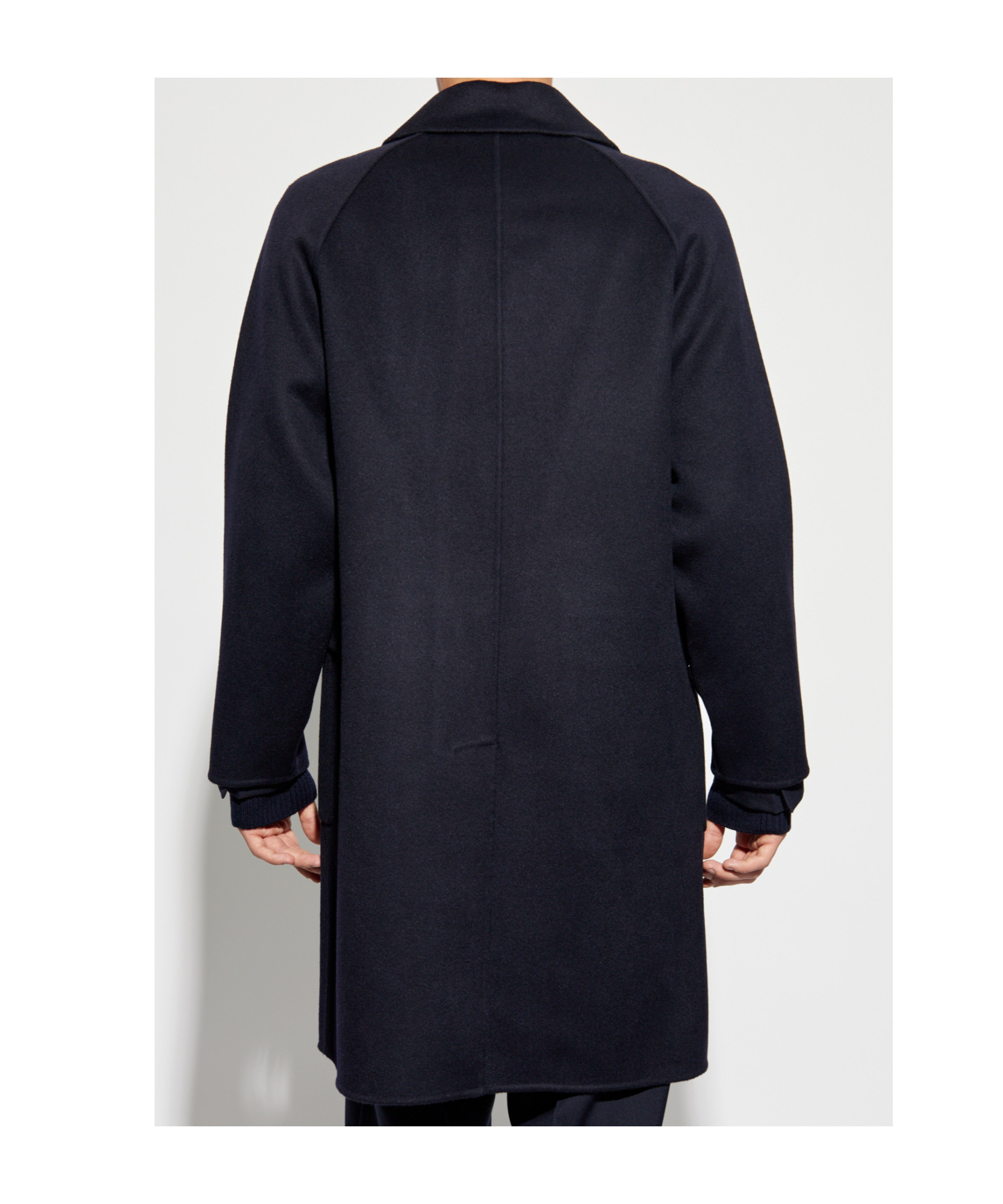 Shop Officine Generale Wool Coat In Black